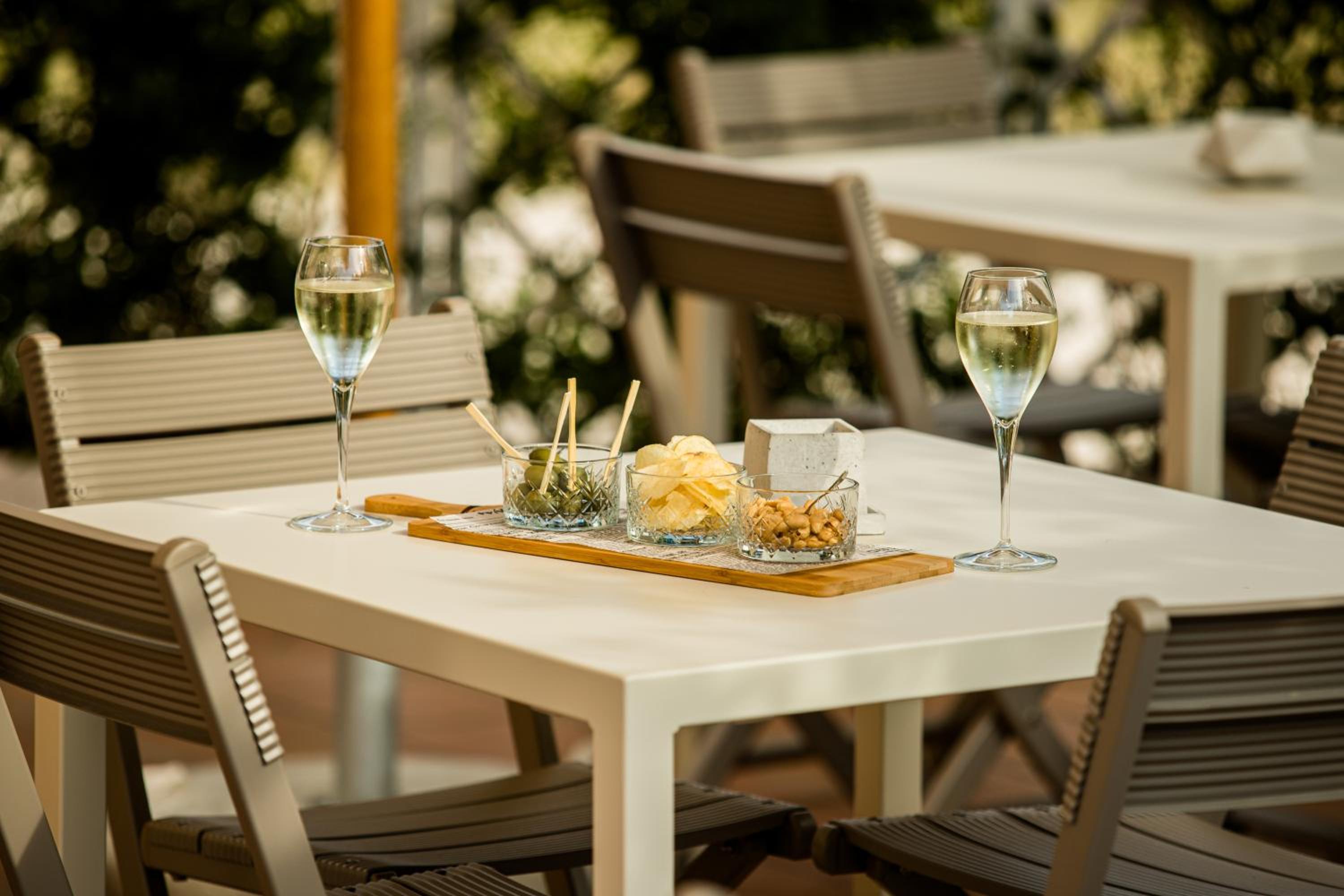 outdoor BBQ area