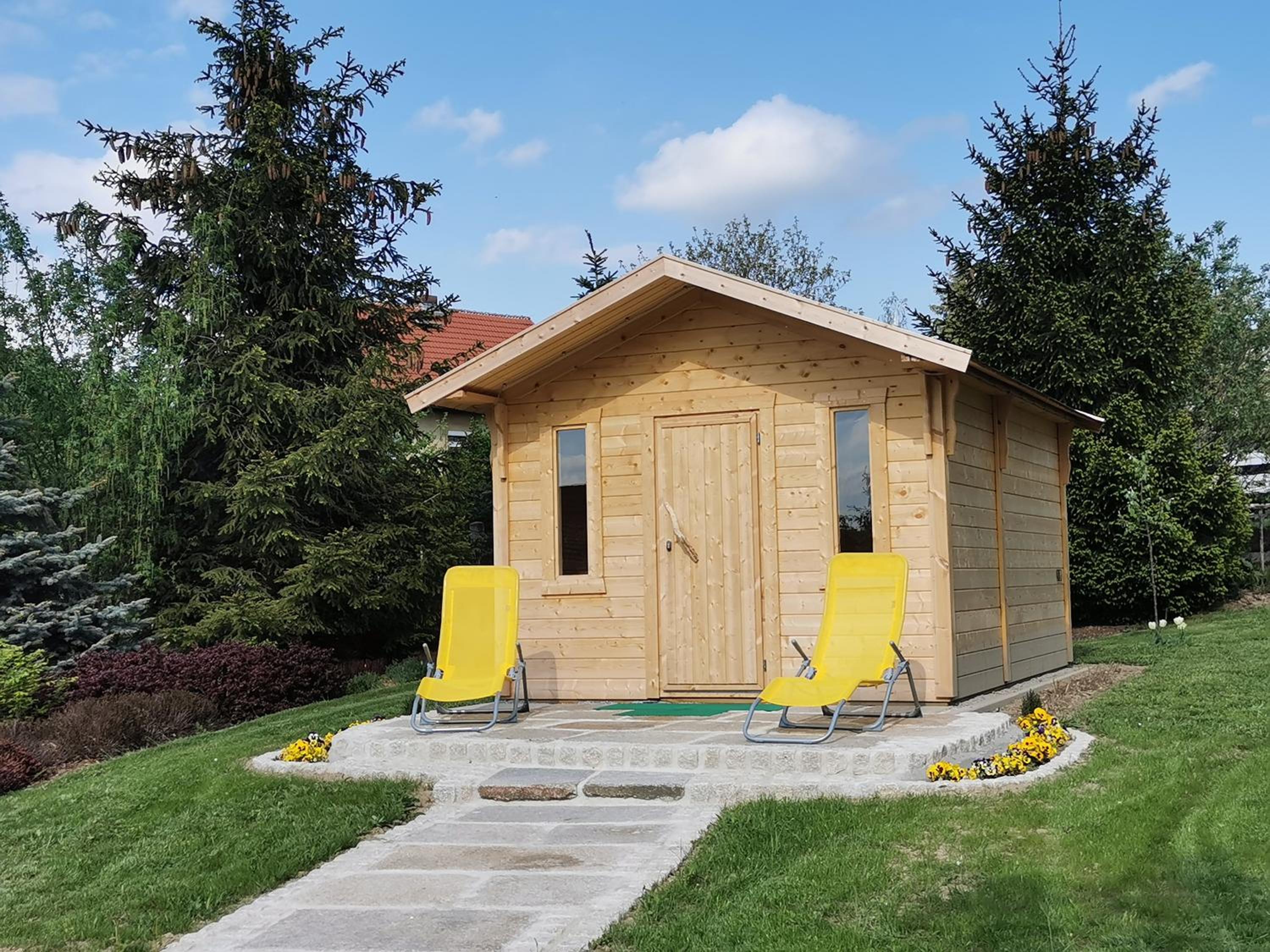 Pension Raupennest mit Blockhaussauna