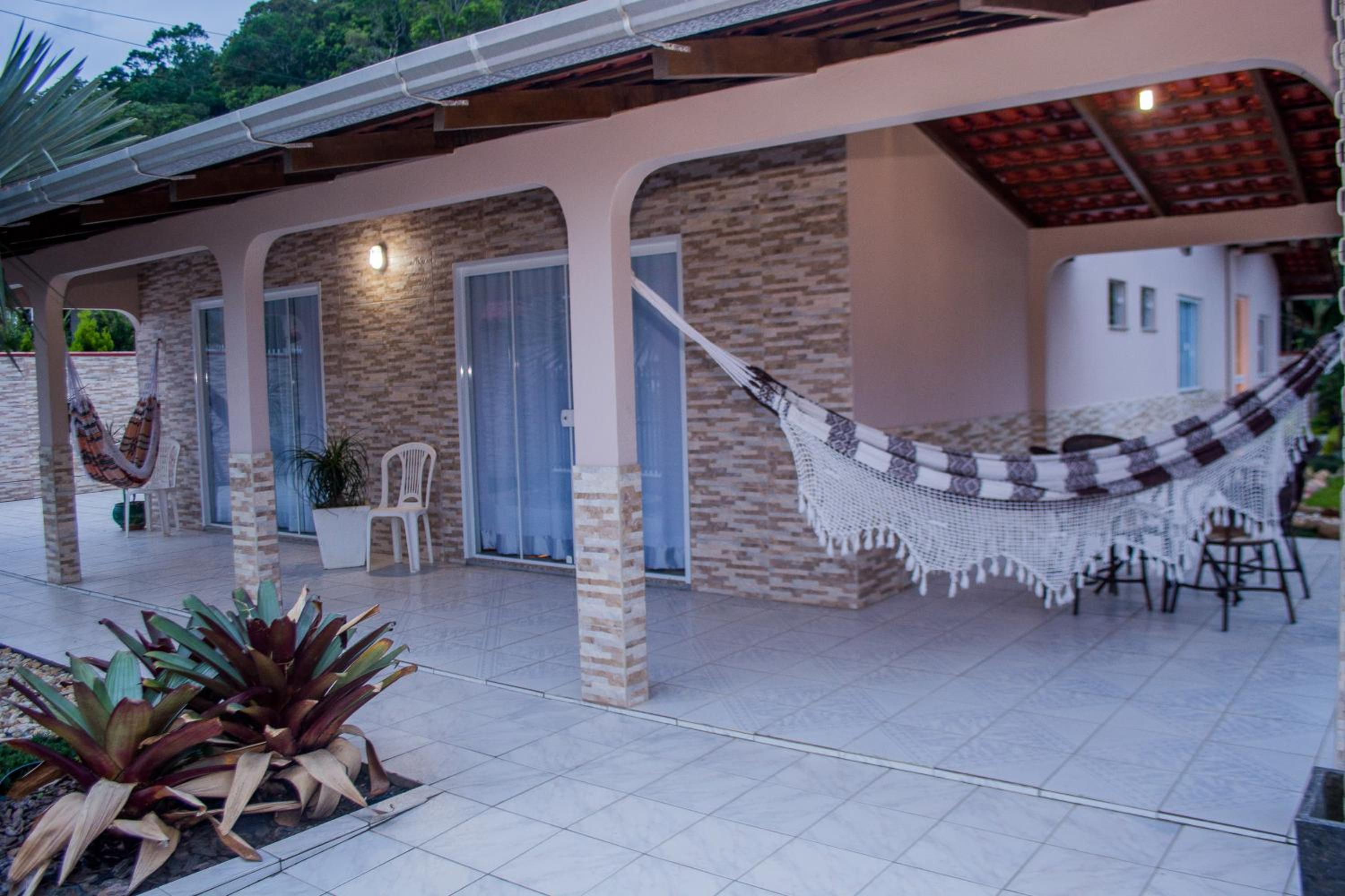 outdoor BBQ area