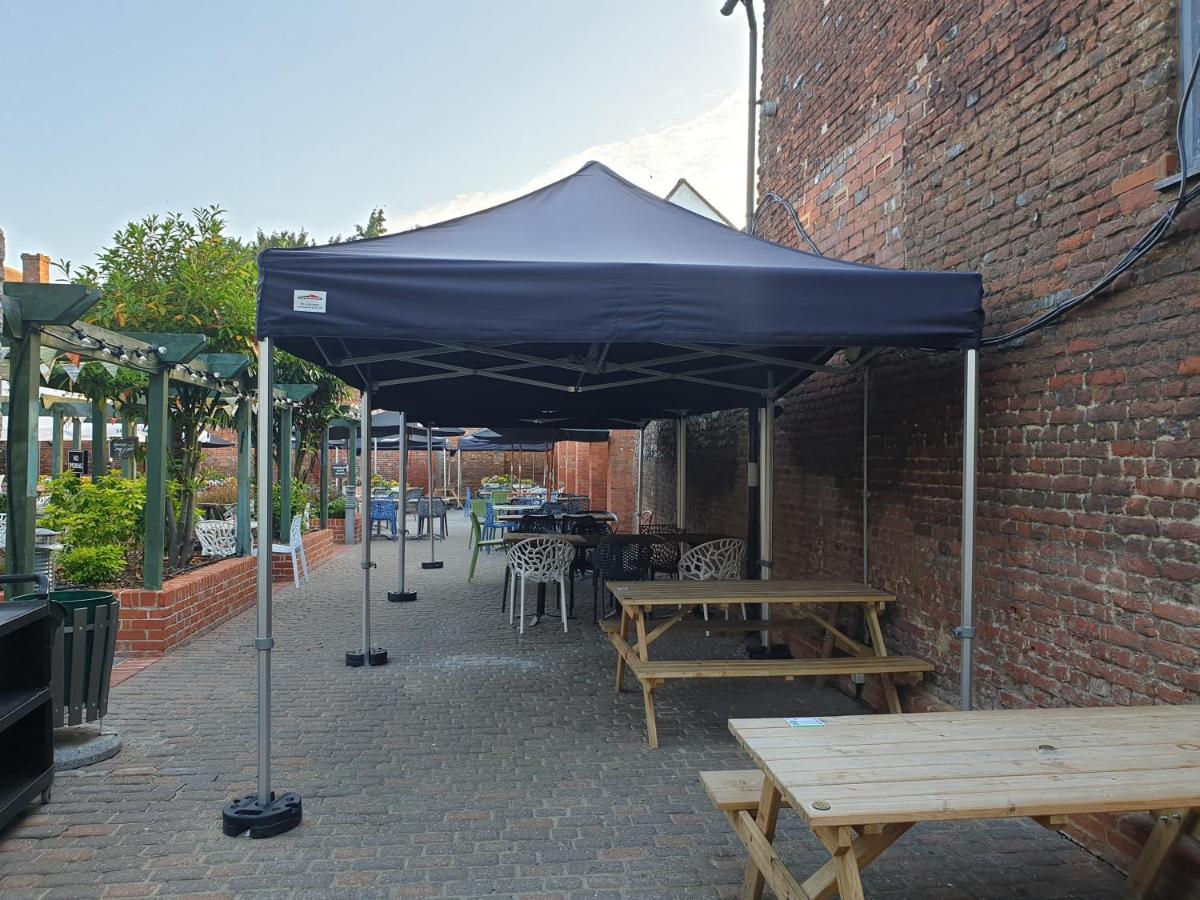outdoor BBQ area