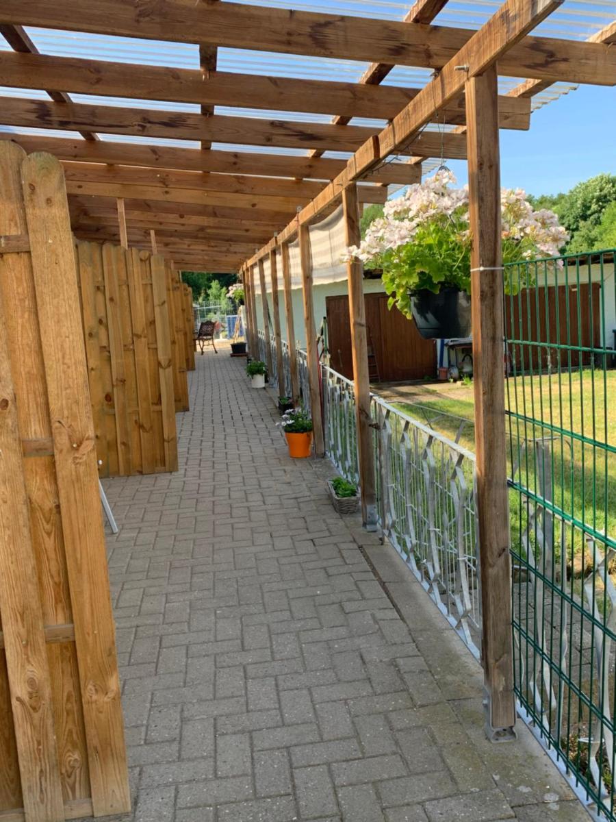 outdoor BBQ area