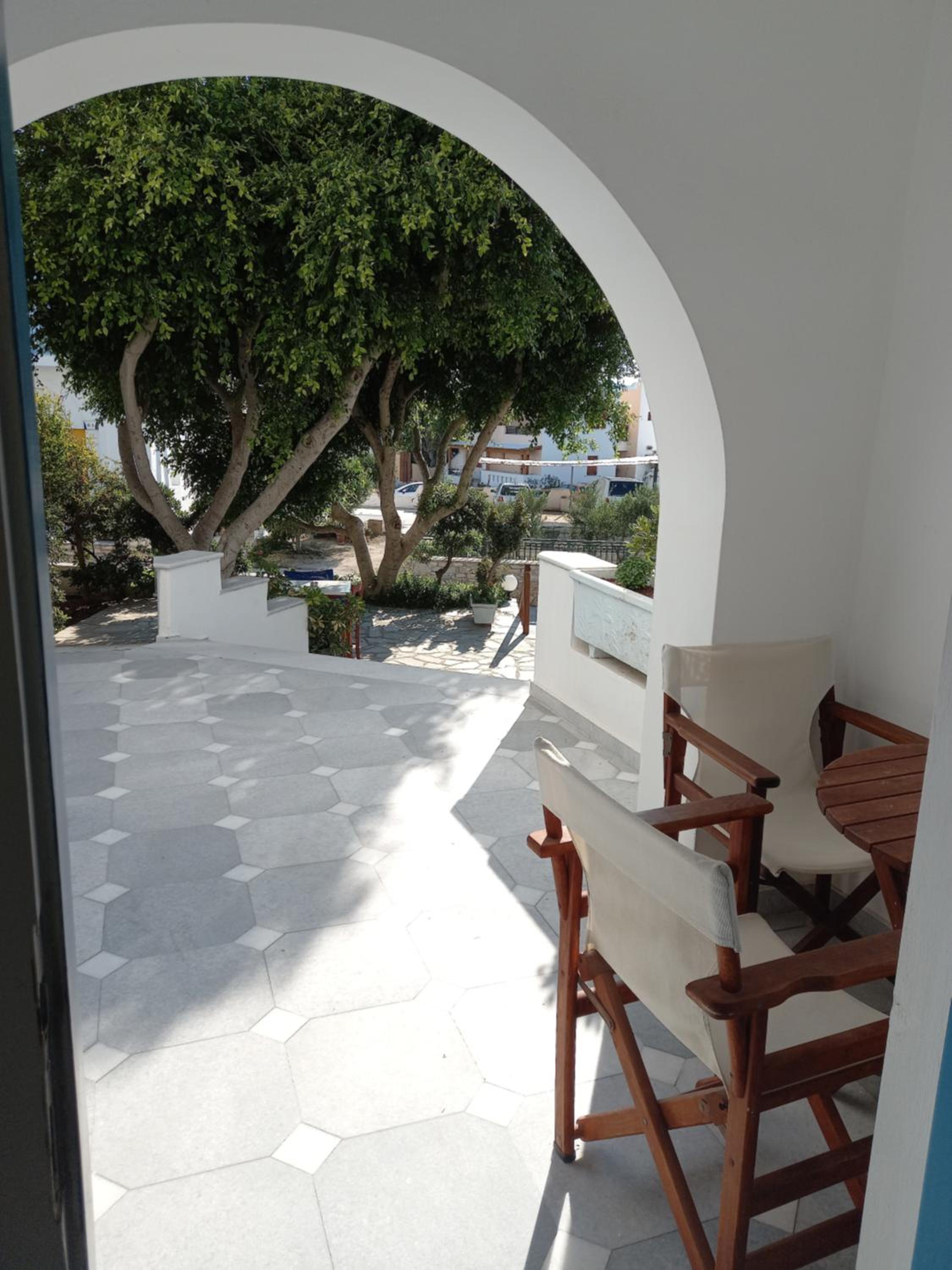 outdoor BBQ area