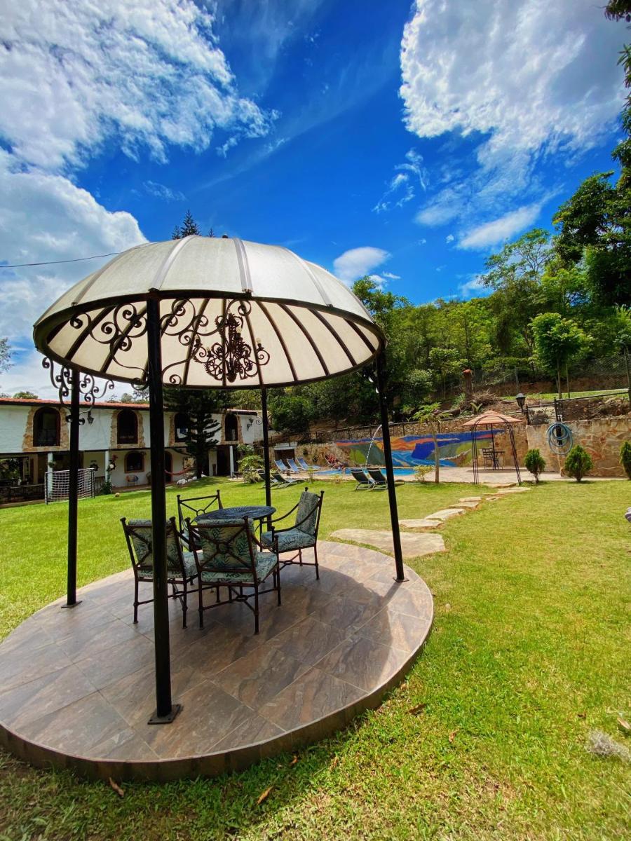outdoor BBQ area