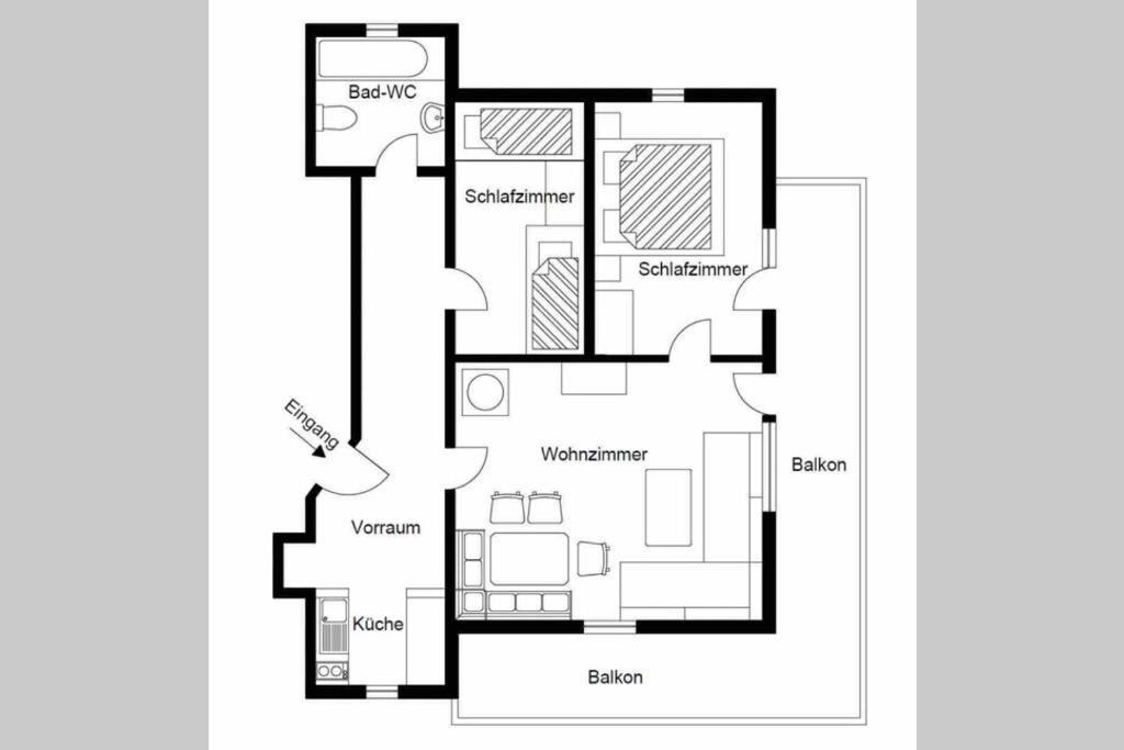 Appartement mit Hüttenflair view 2