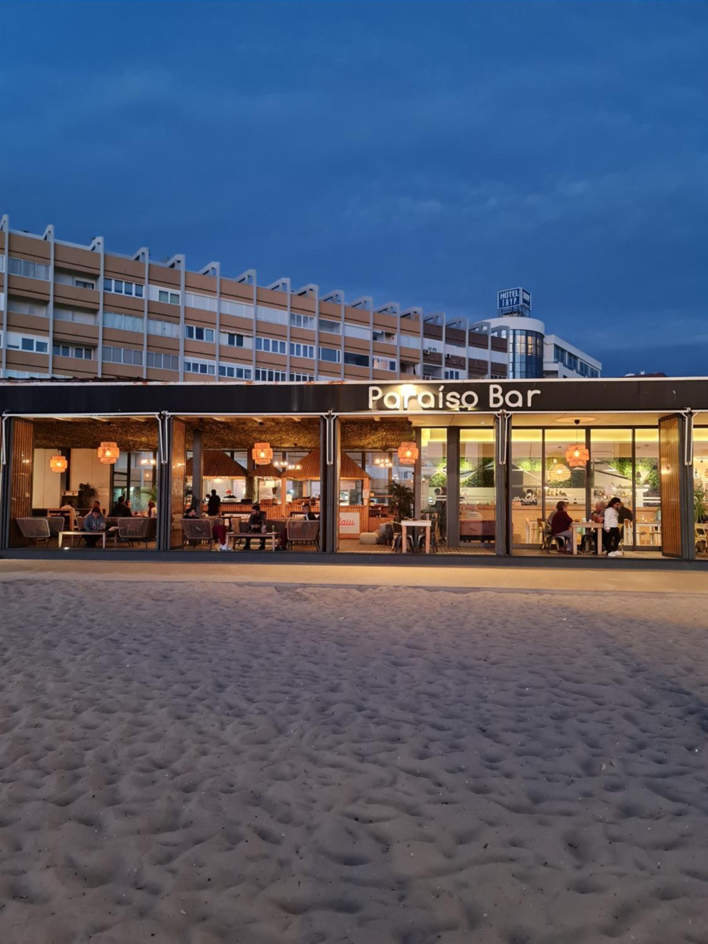 Front Beach Costa Caparica Lisbon view 4
