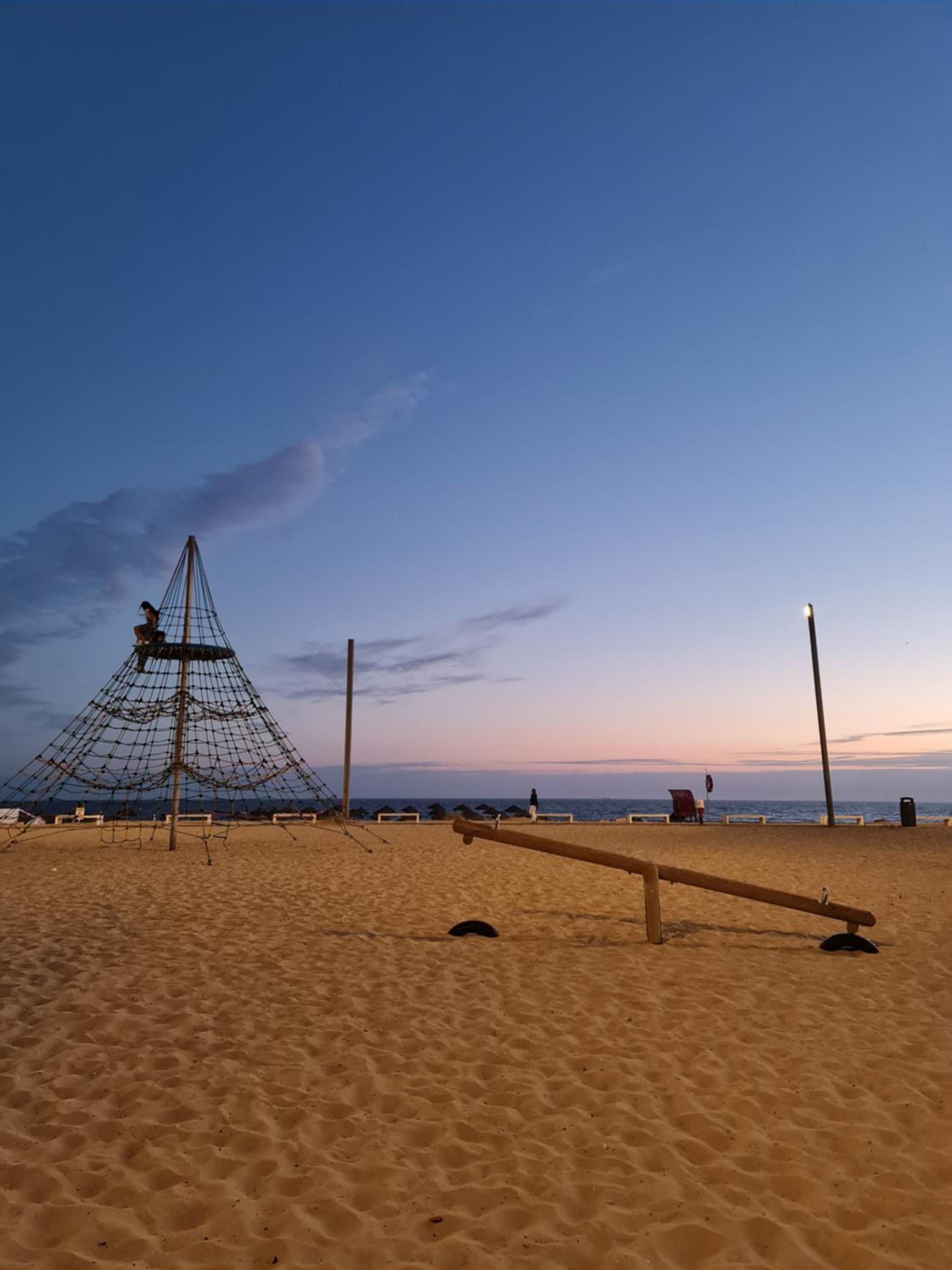 Front Beach Costa Caparica Lisbon view 3
