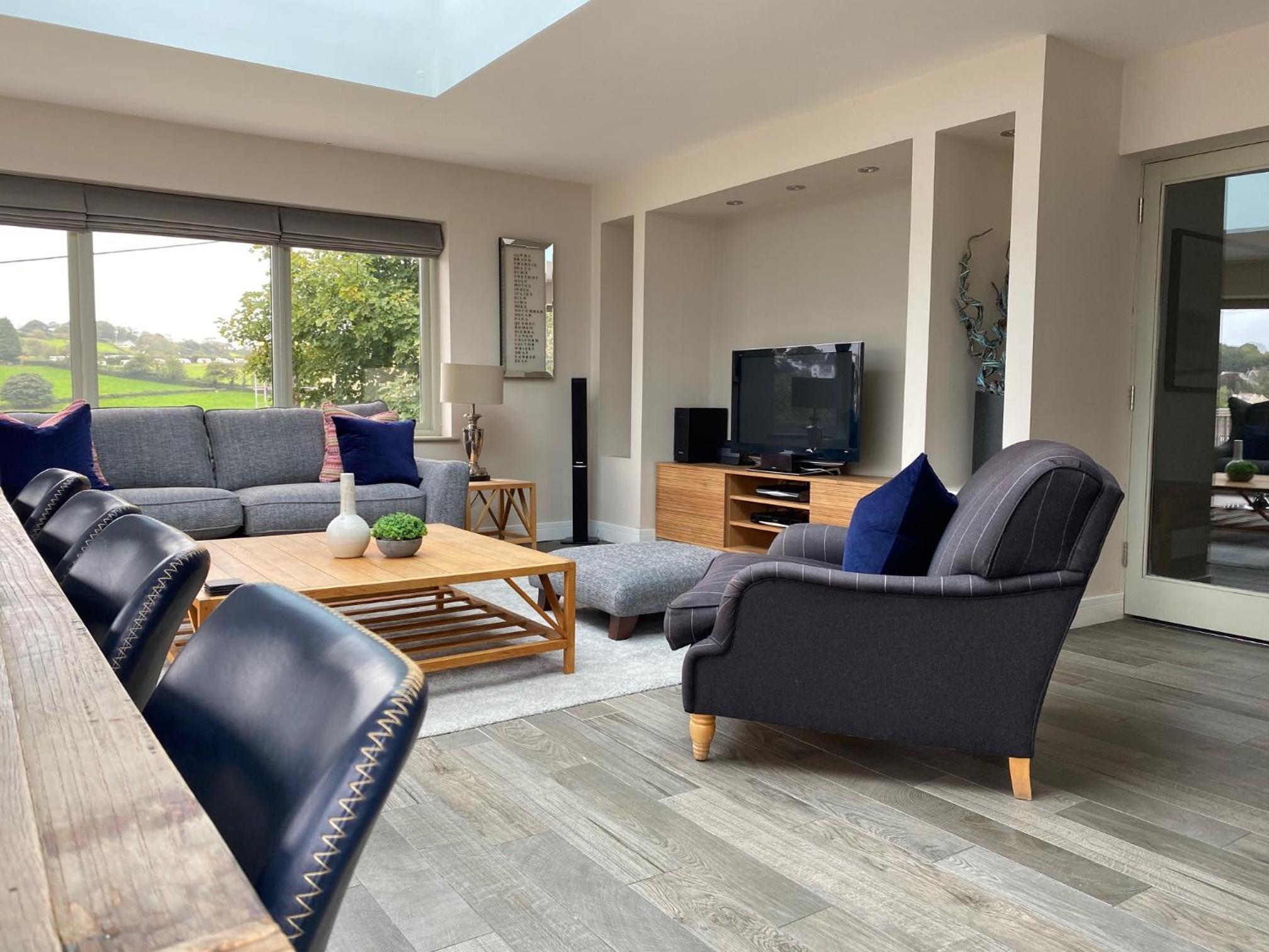 Amber Cottage - Luxury Cottage, Hot Tub, Sea Views and Log Burner view 3