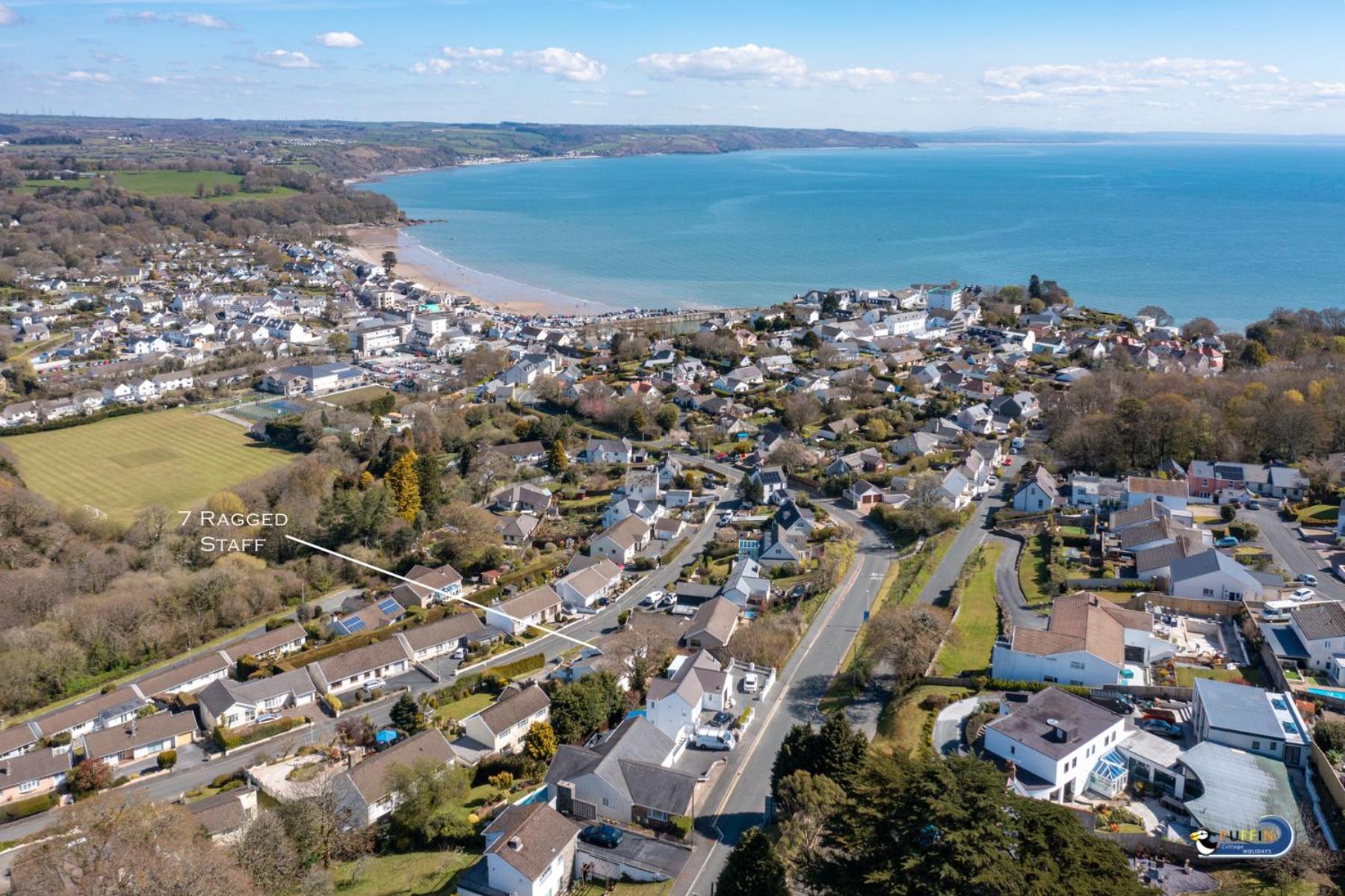 Am Byth - Spectacular Sea Views and Hot Tub view 2
