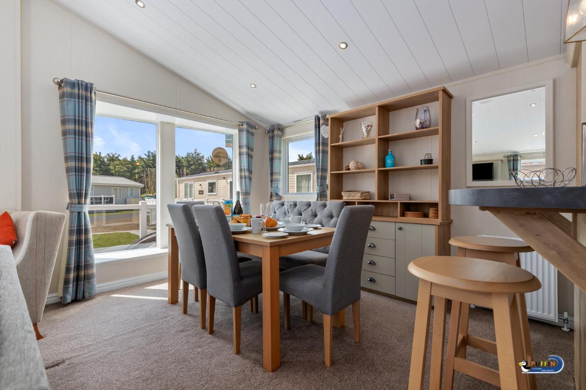 St Mary's View - Luxury Lodge, Short Walk to Beach, Parking view 3