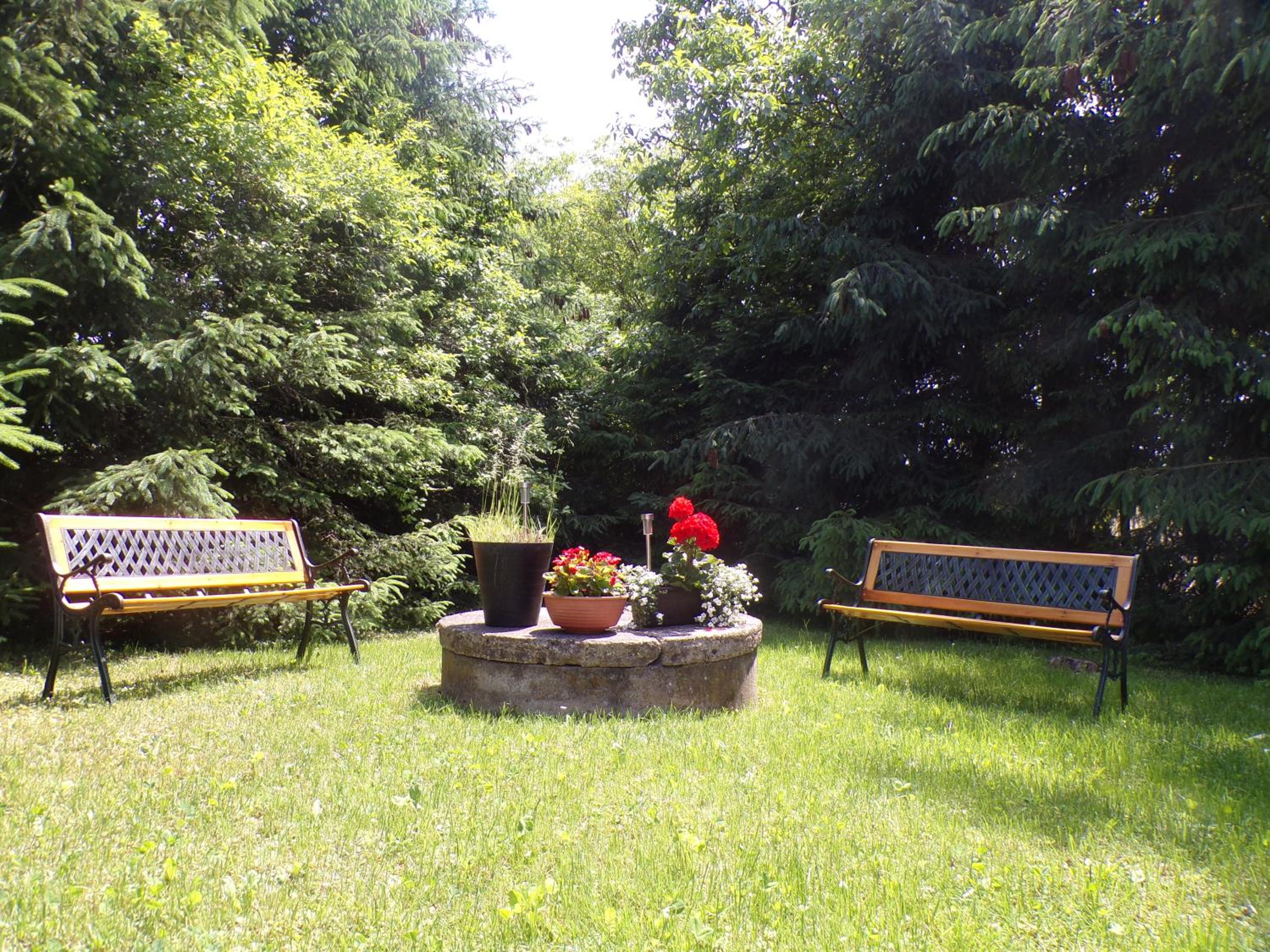 outdoor BBQ area