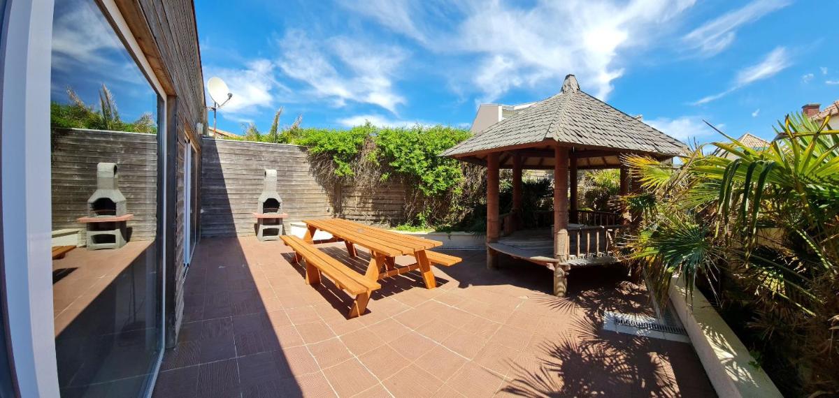 outdoor BBQ area