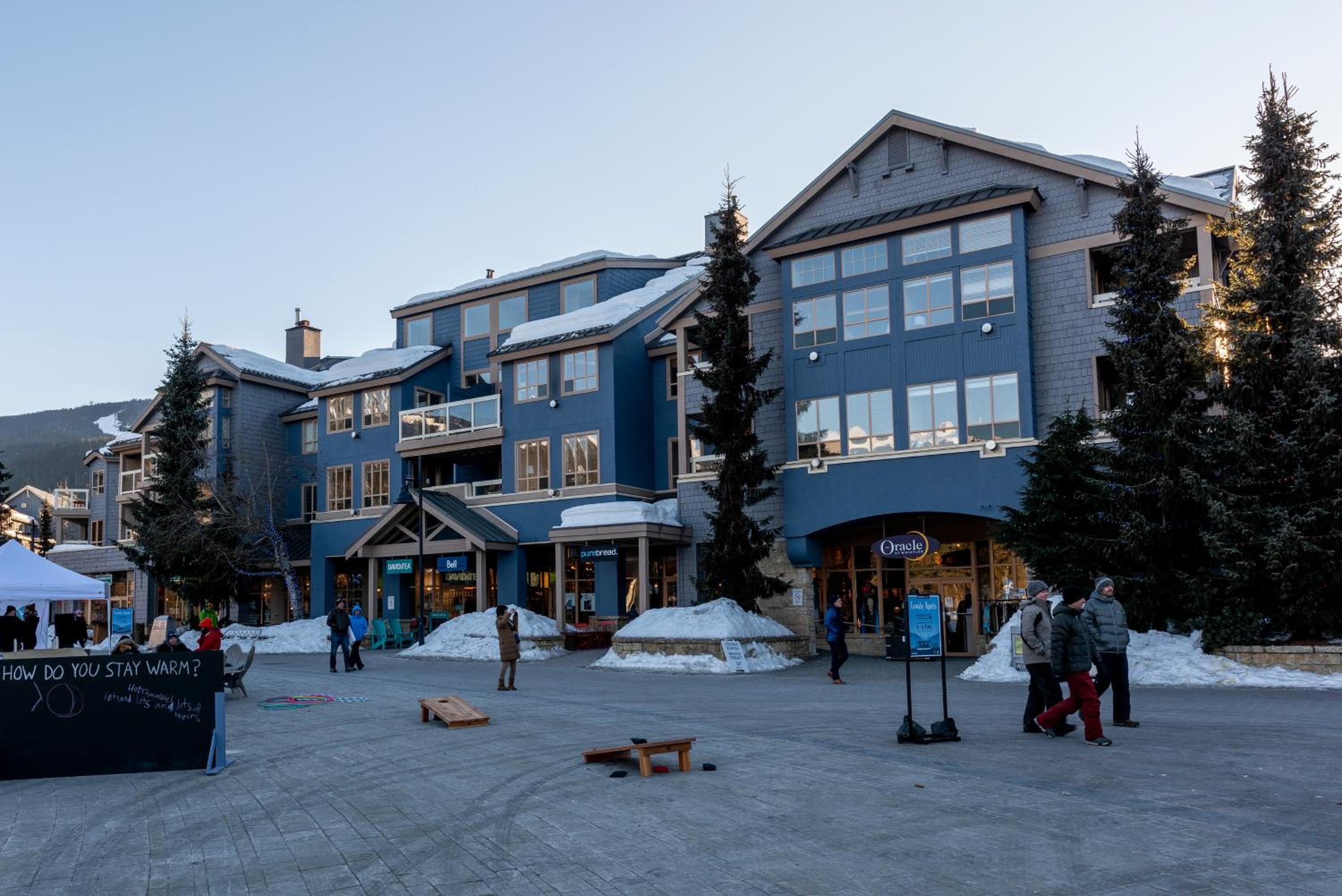 Amazing Village Condo with unparalleled Mountain Views overlooking the Olympic Plaza