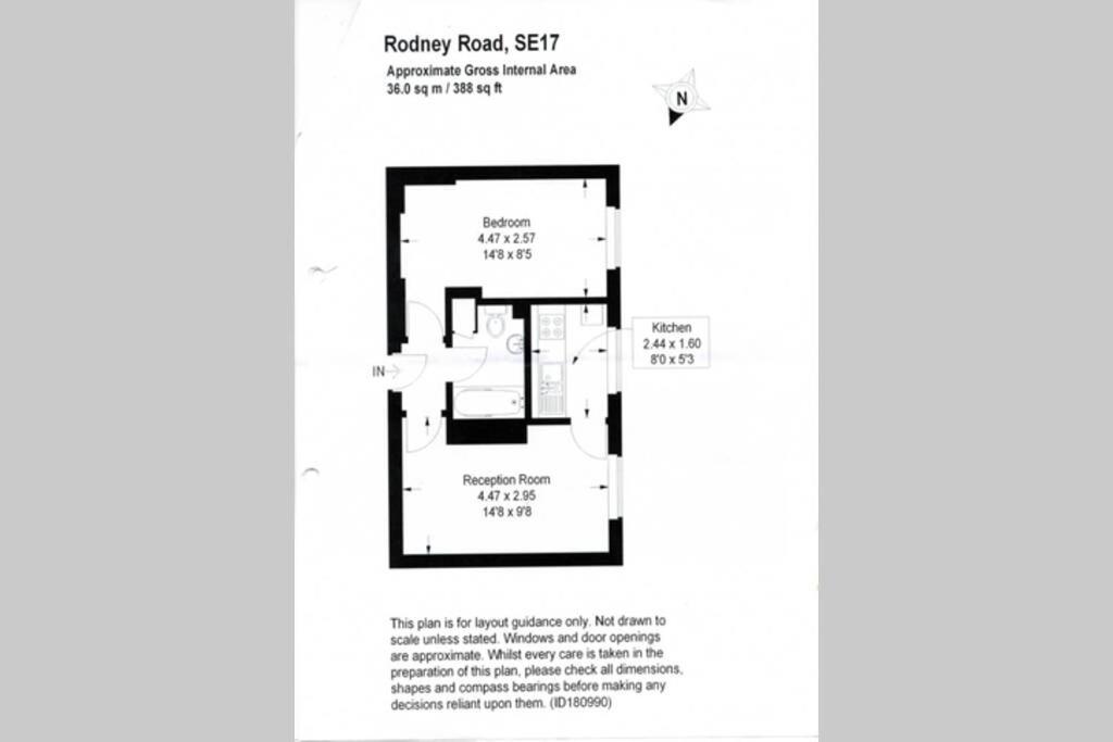 Central 1 BR Apartment *Zone 1* Elephant and Castle
