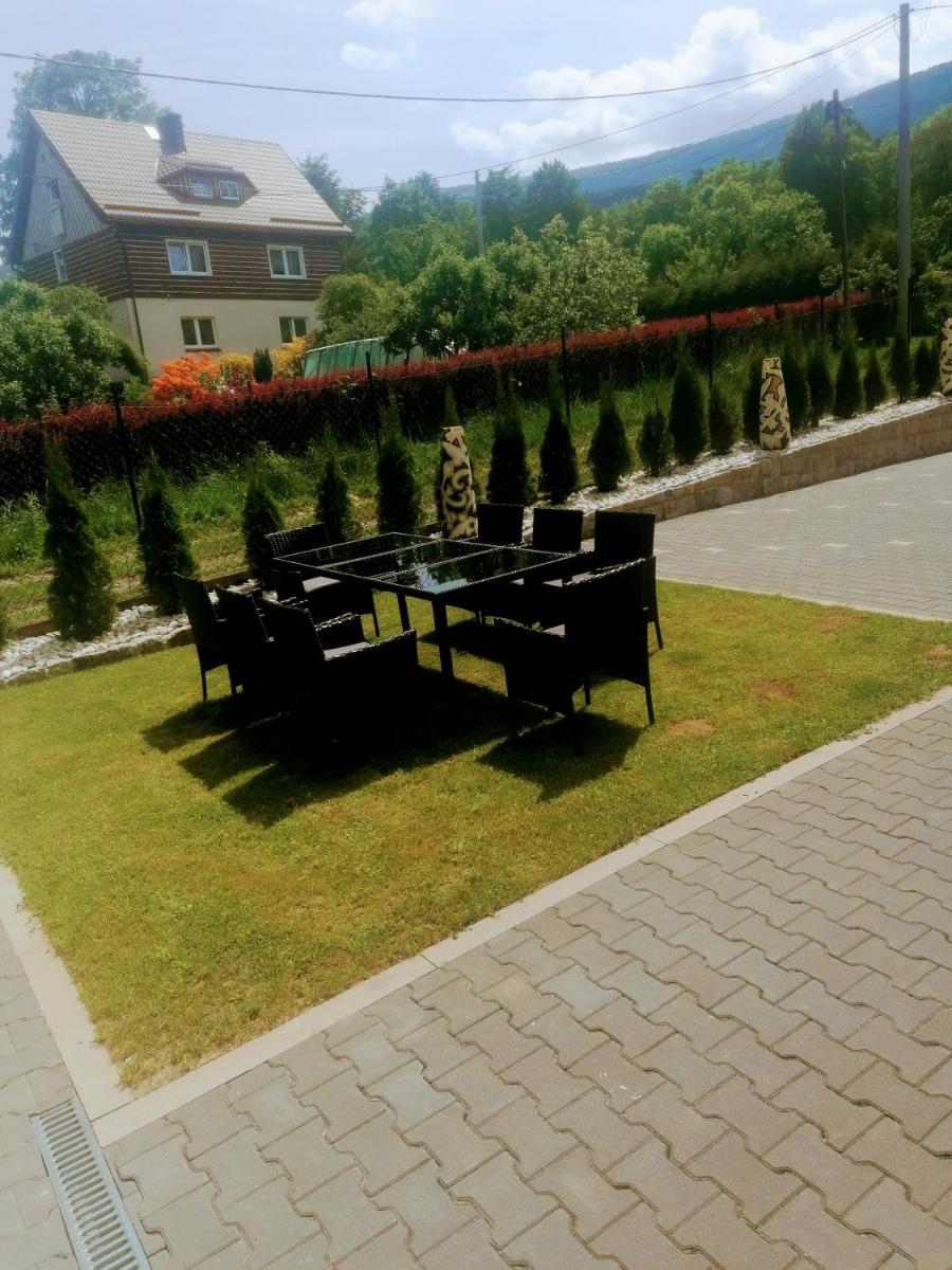 outdoor BBQ area