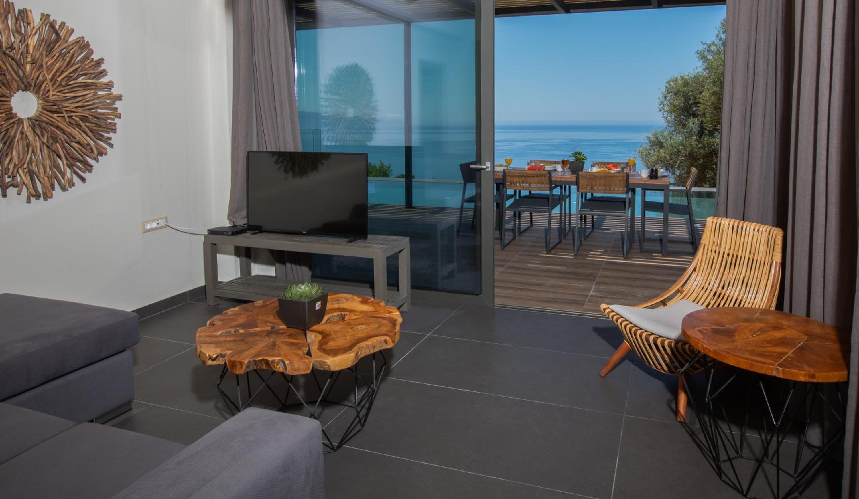 Villa Lefka with Private Infinity Pool & Panoramic Sea Views view 5