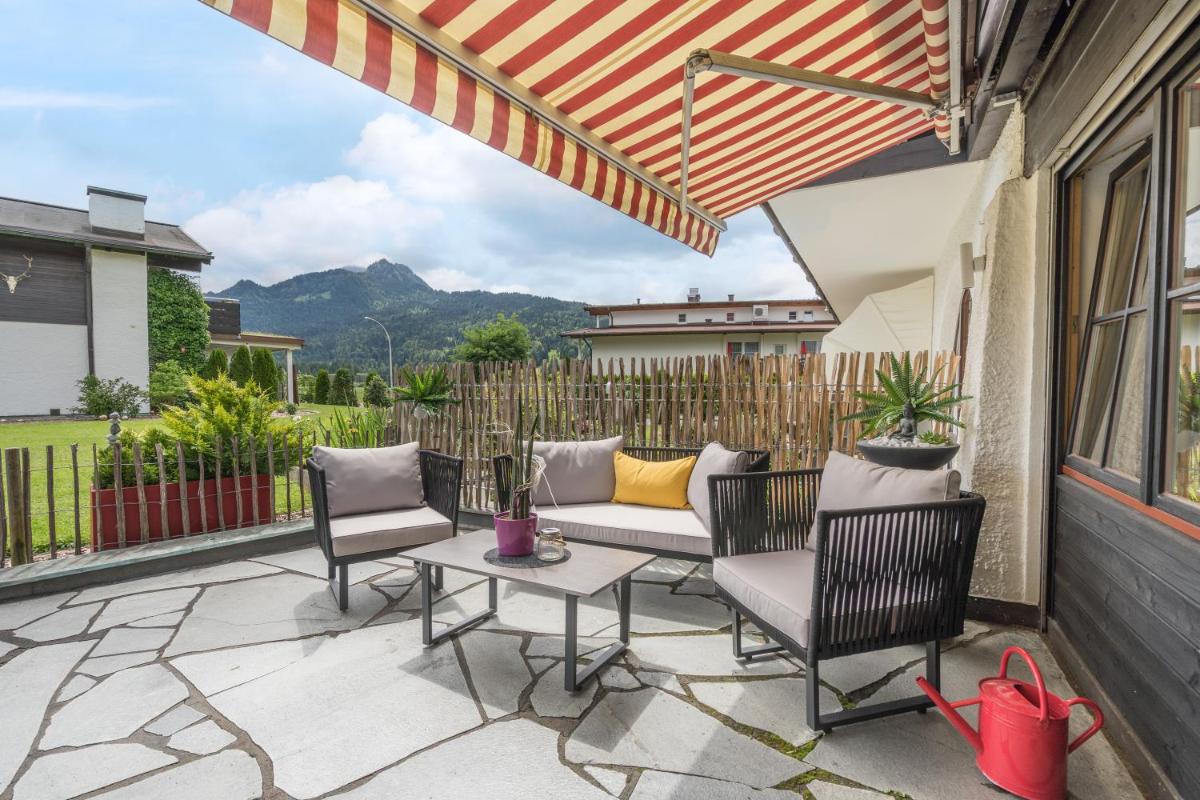 outdoor BBQ area