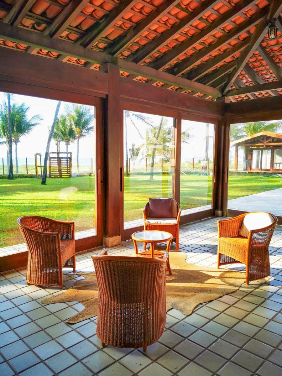 outdoor BBQ area