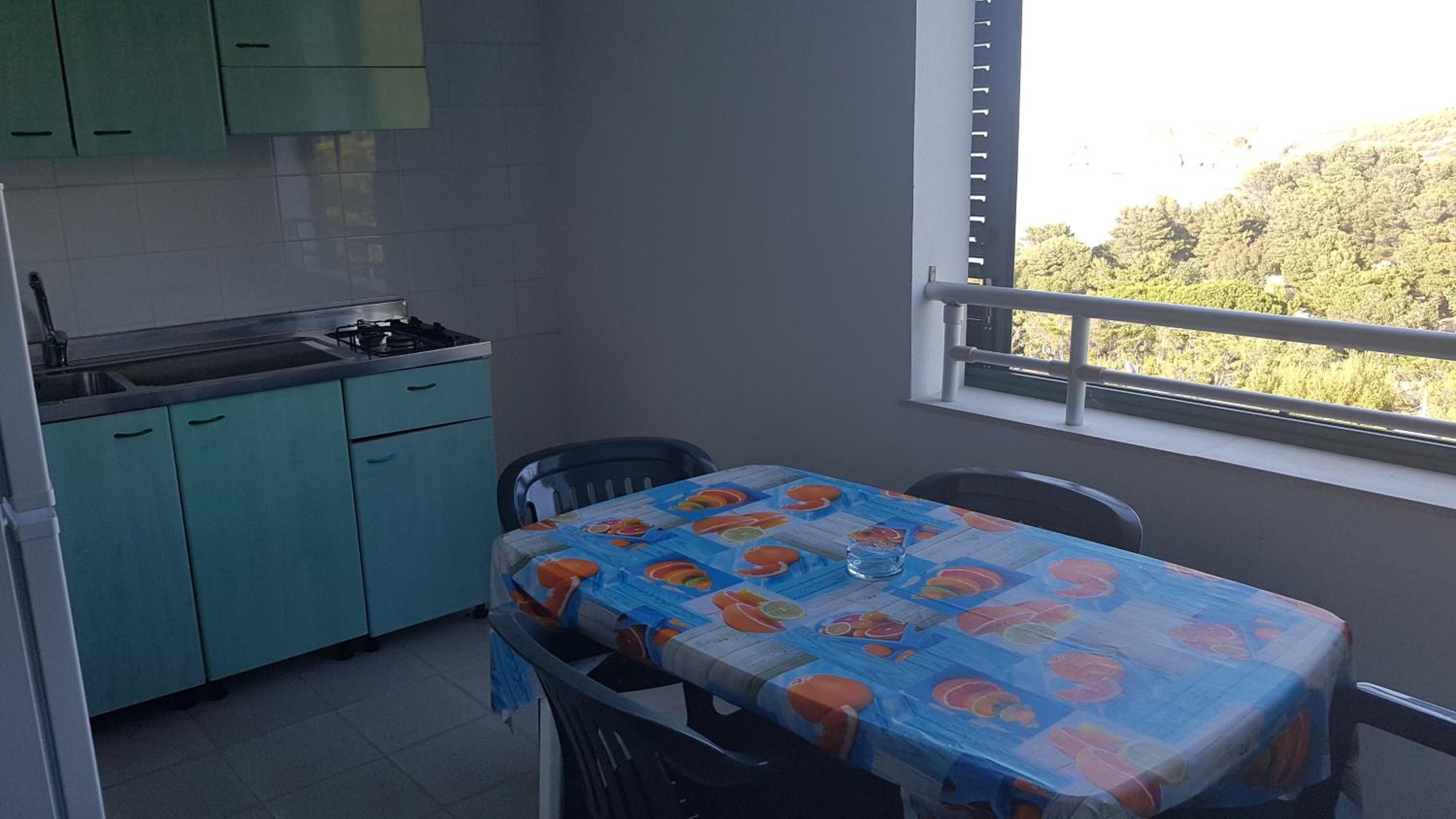 outdoor BBQ area