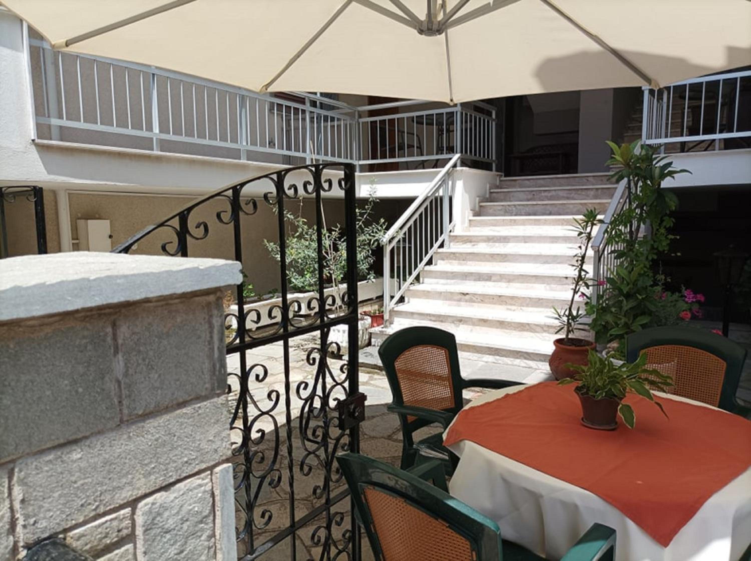 outdoor BBQ area