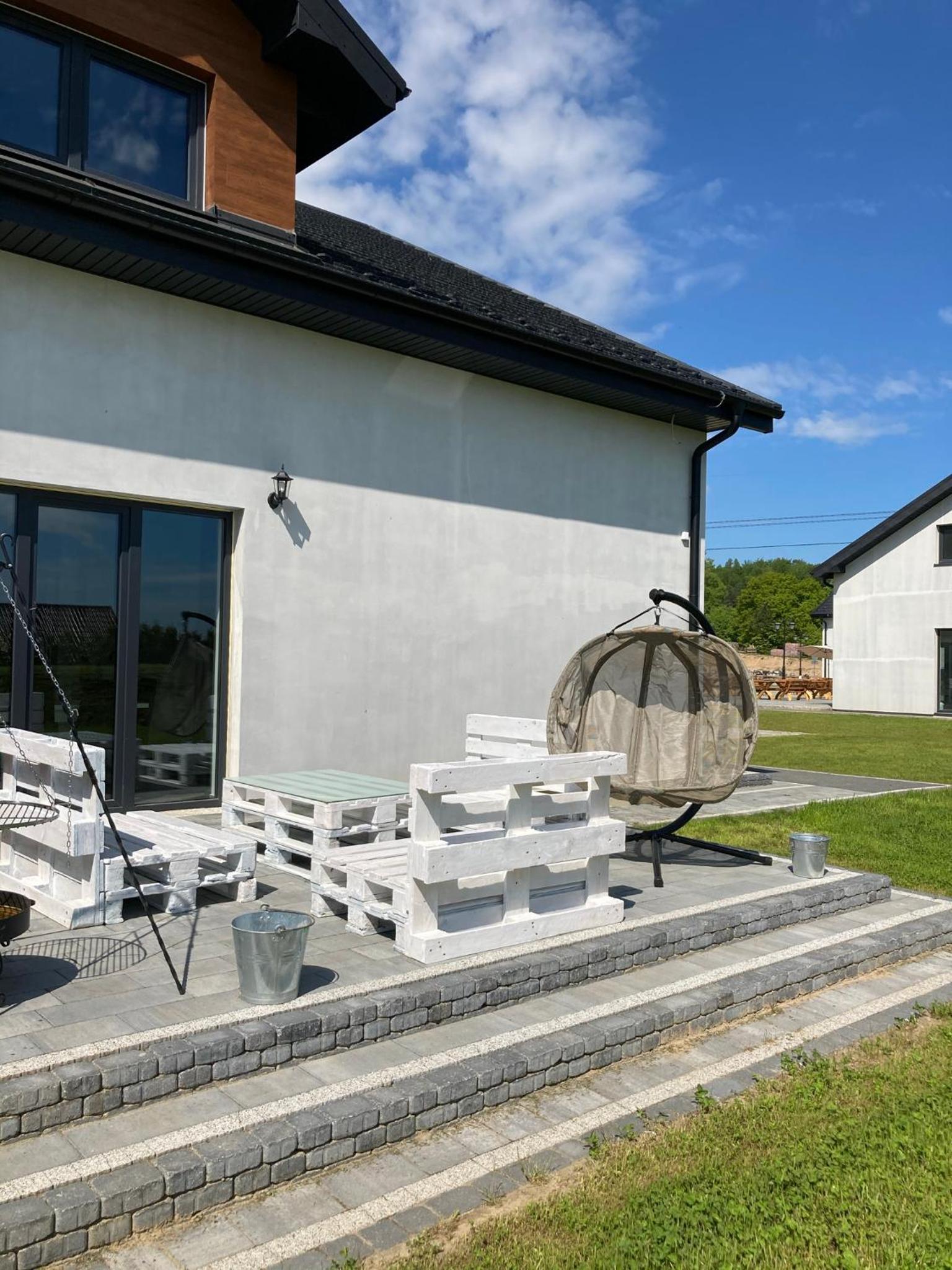 outdoor BBQ area