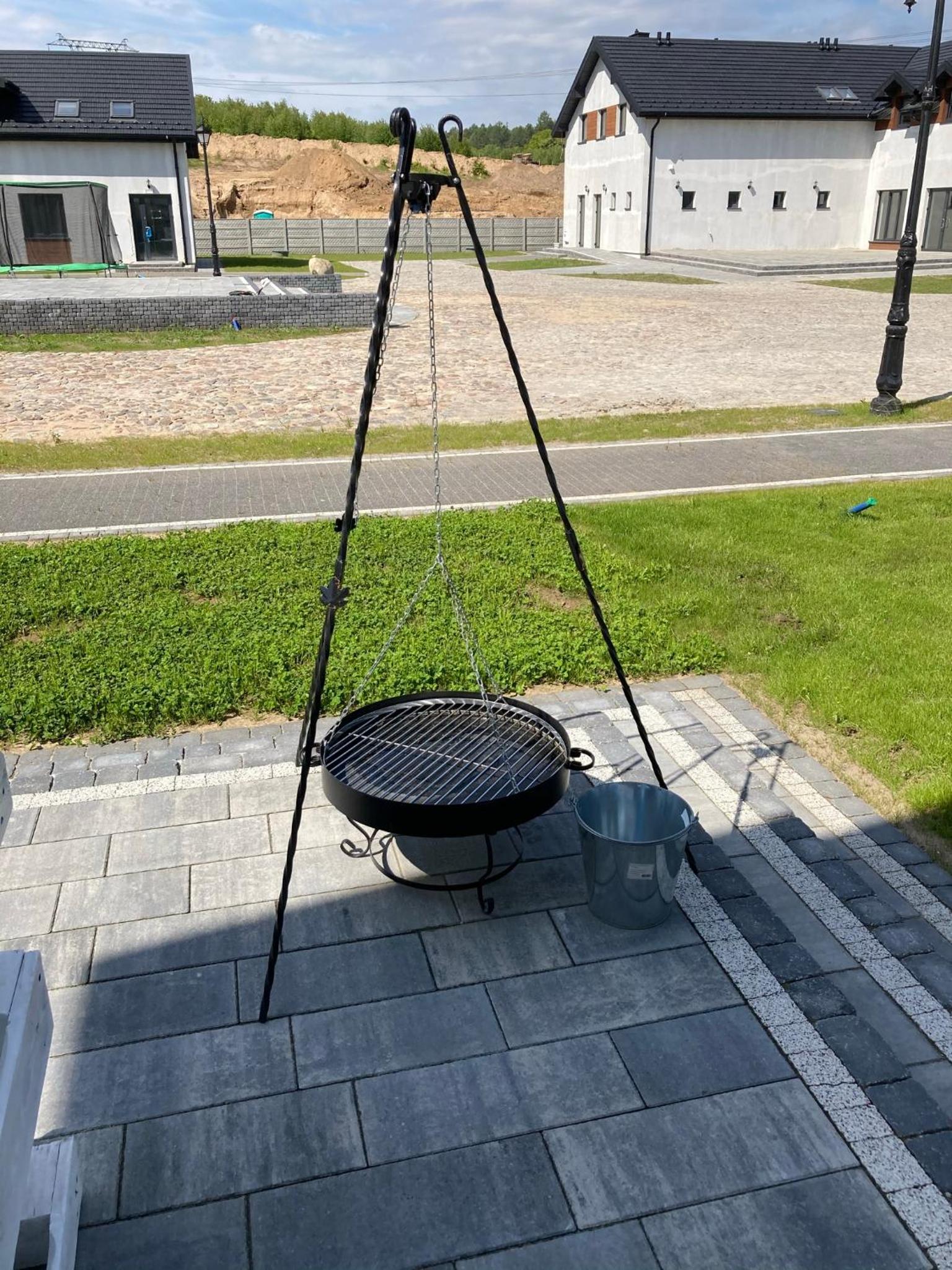 outdoor BBQ area