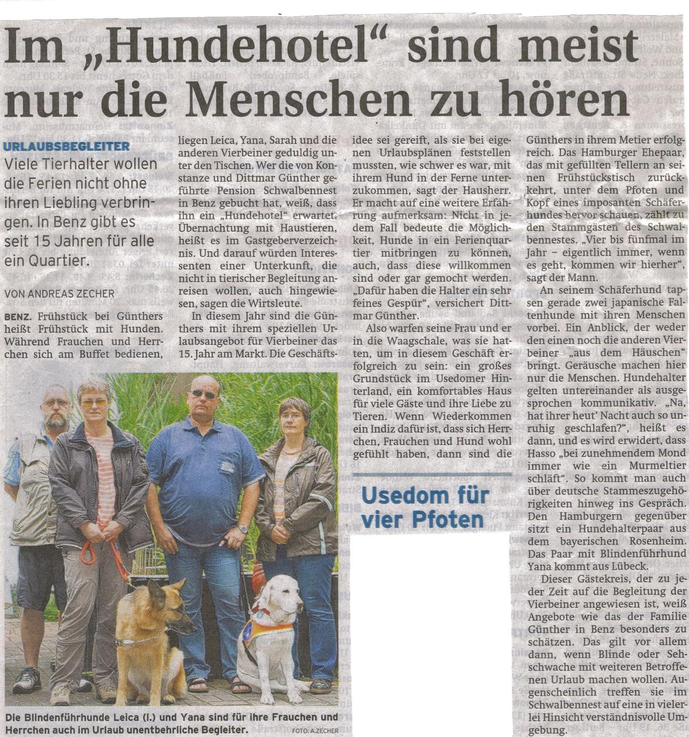 Hotelpension Schwalbennest