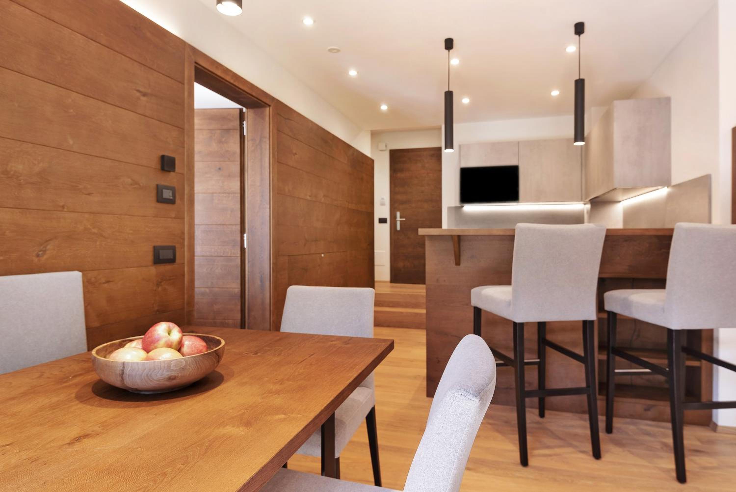 Apartments Montblanc Sella view 2