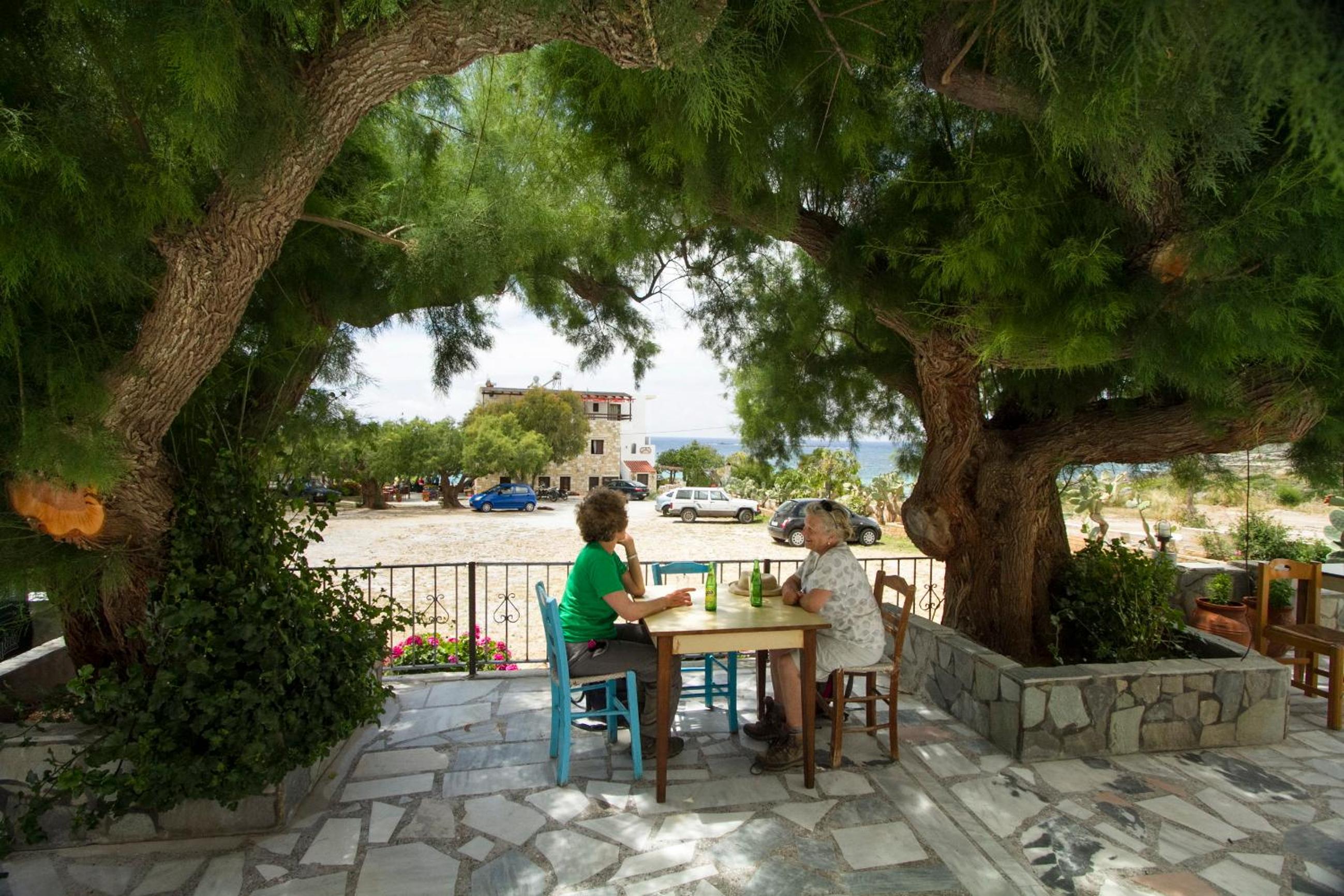 outdoor BBQ area