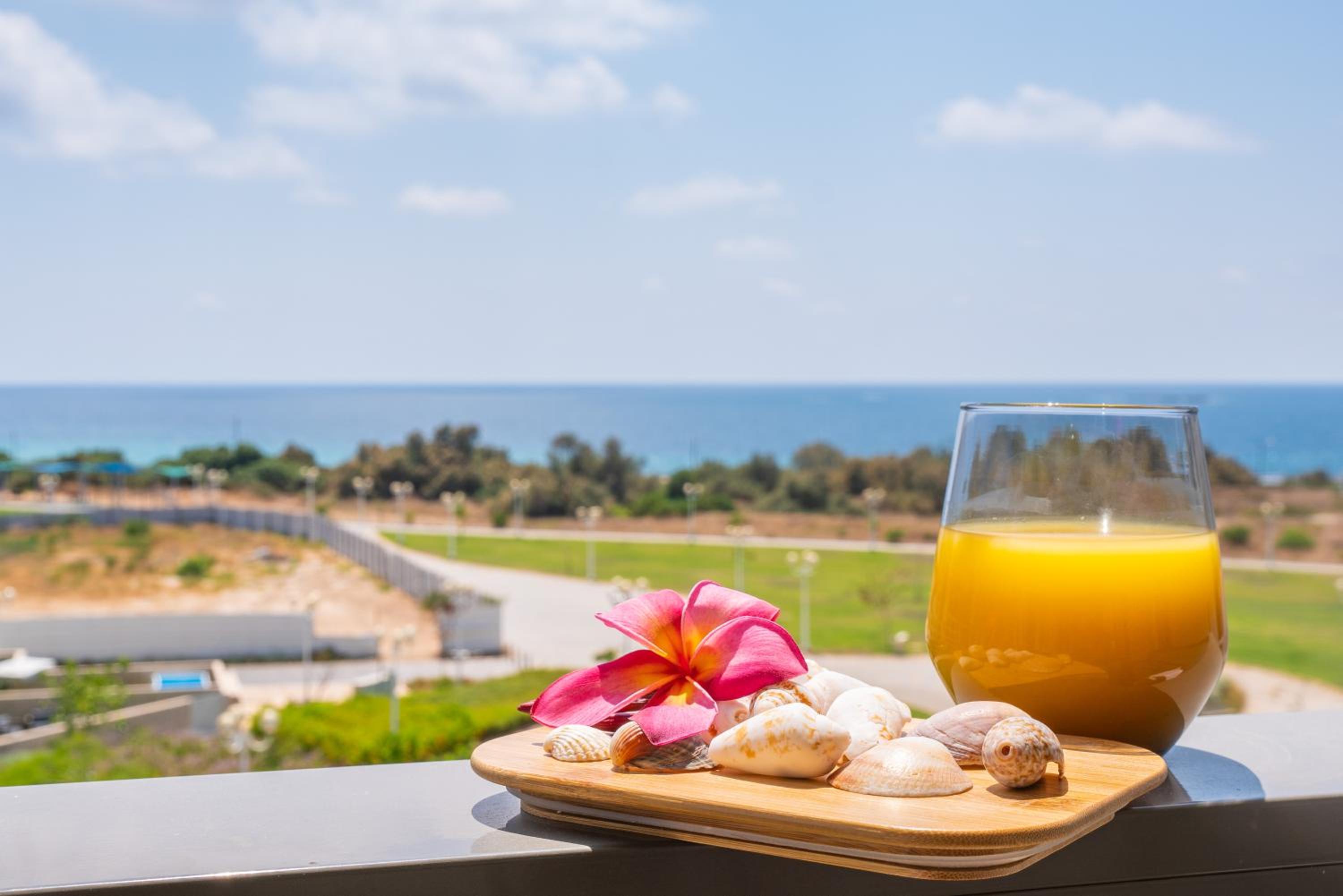 Vibrant Seaside Stay with Balcony