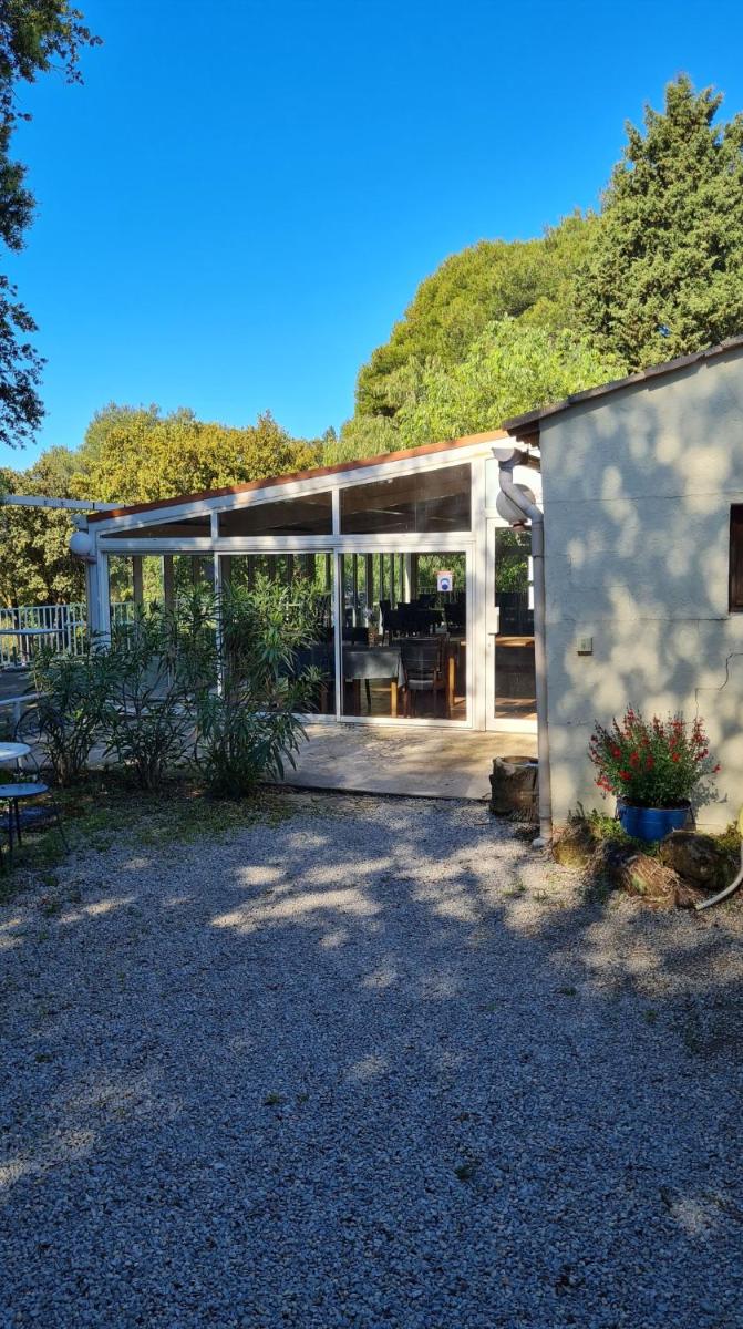 outdoor BBQ area