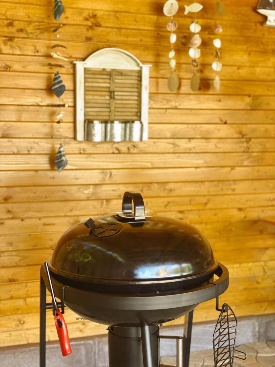 outdoor BBQ area