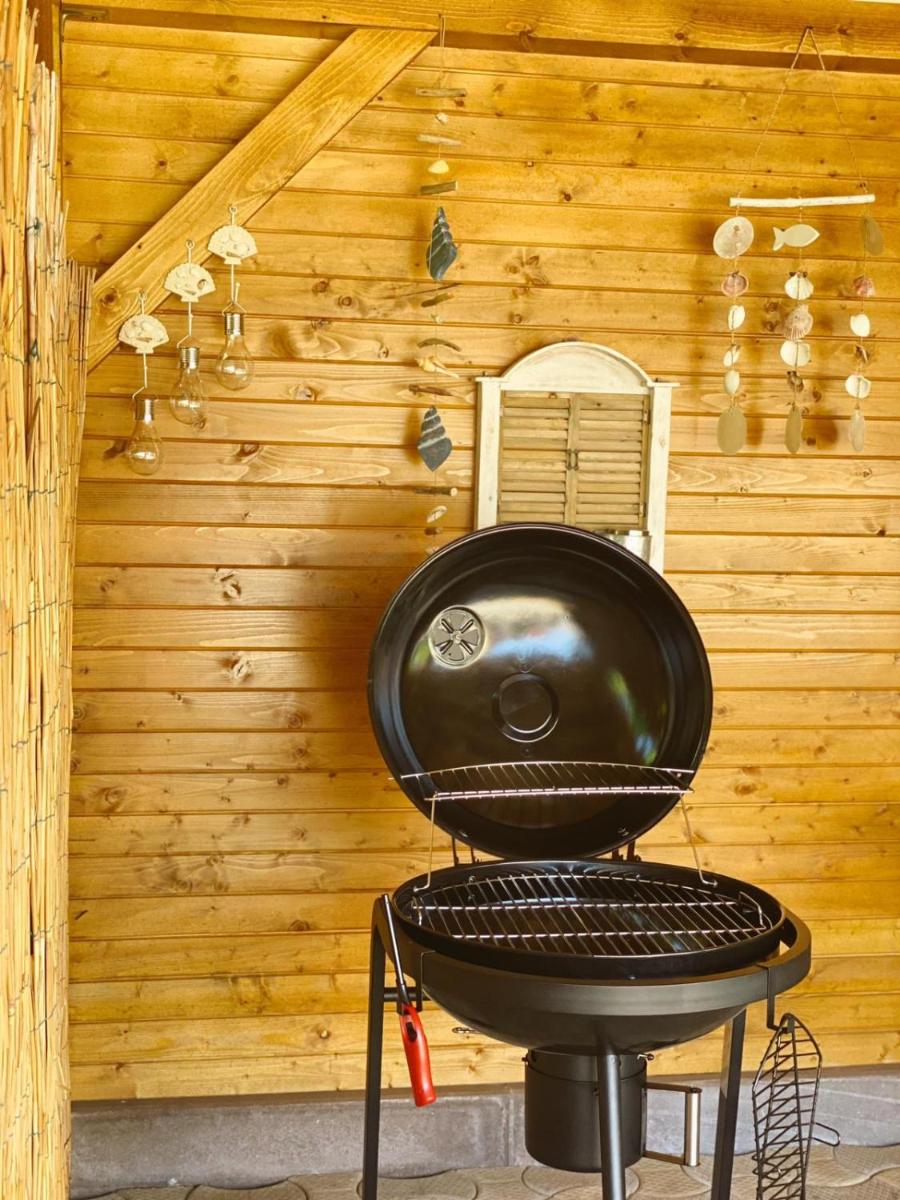 outdoor BBQ area