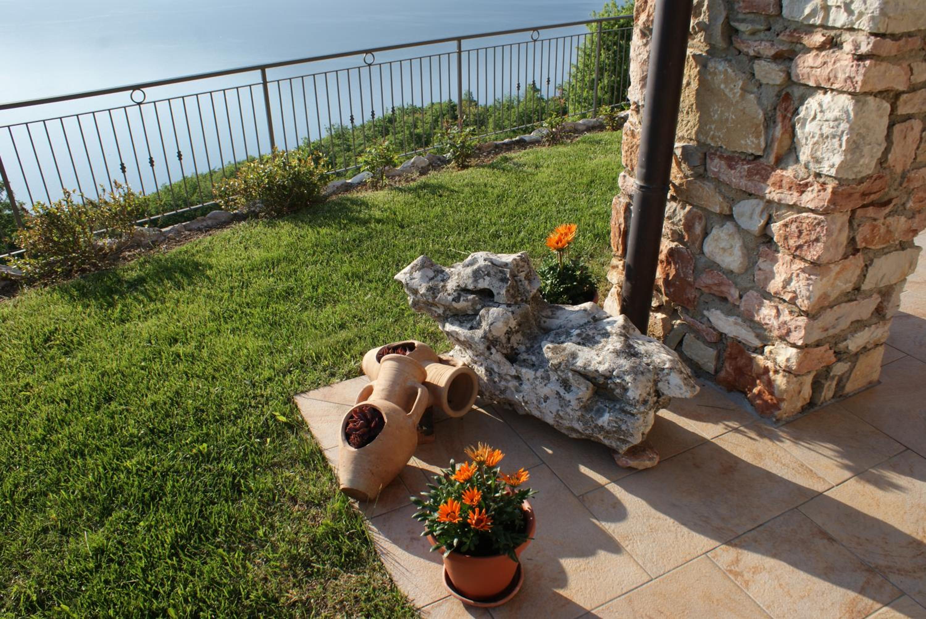 outdoor BBQ area