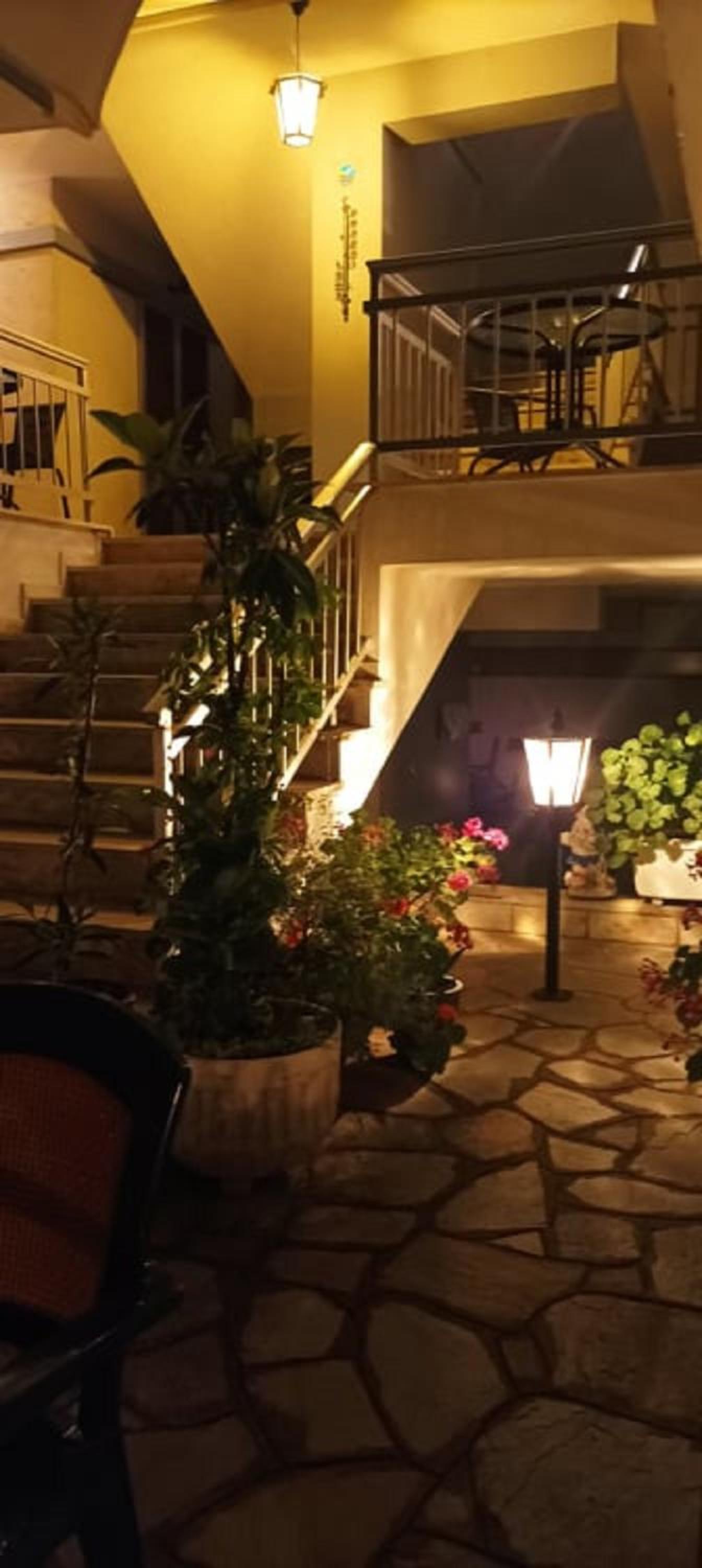 outdoor BBQ area
