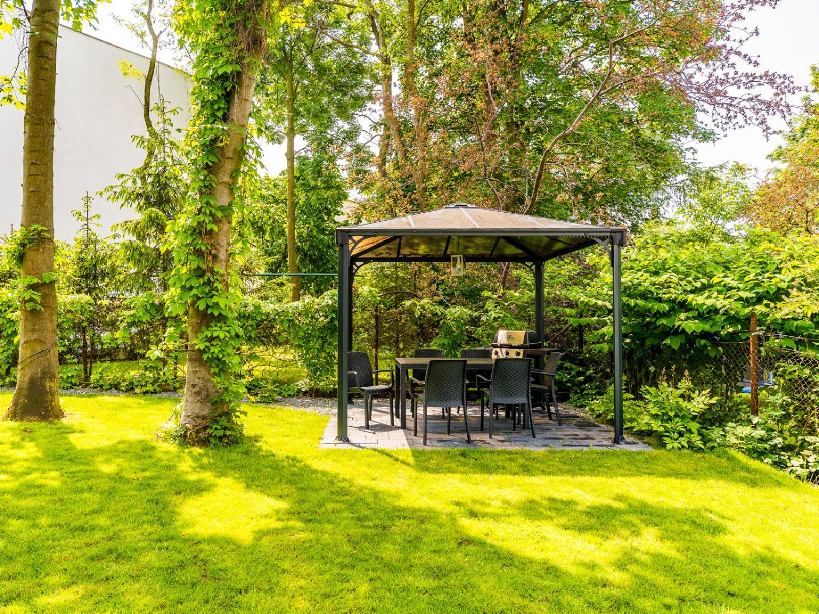 outdoor BBQ area