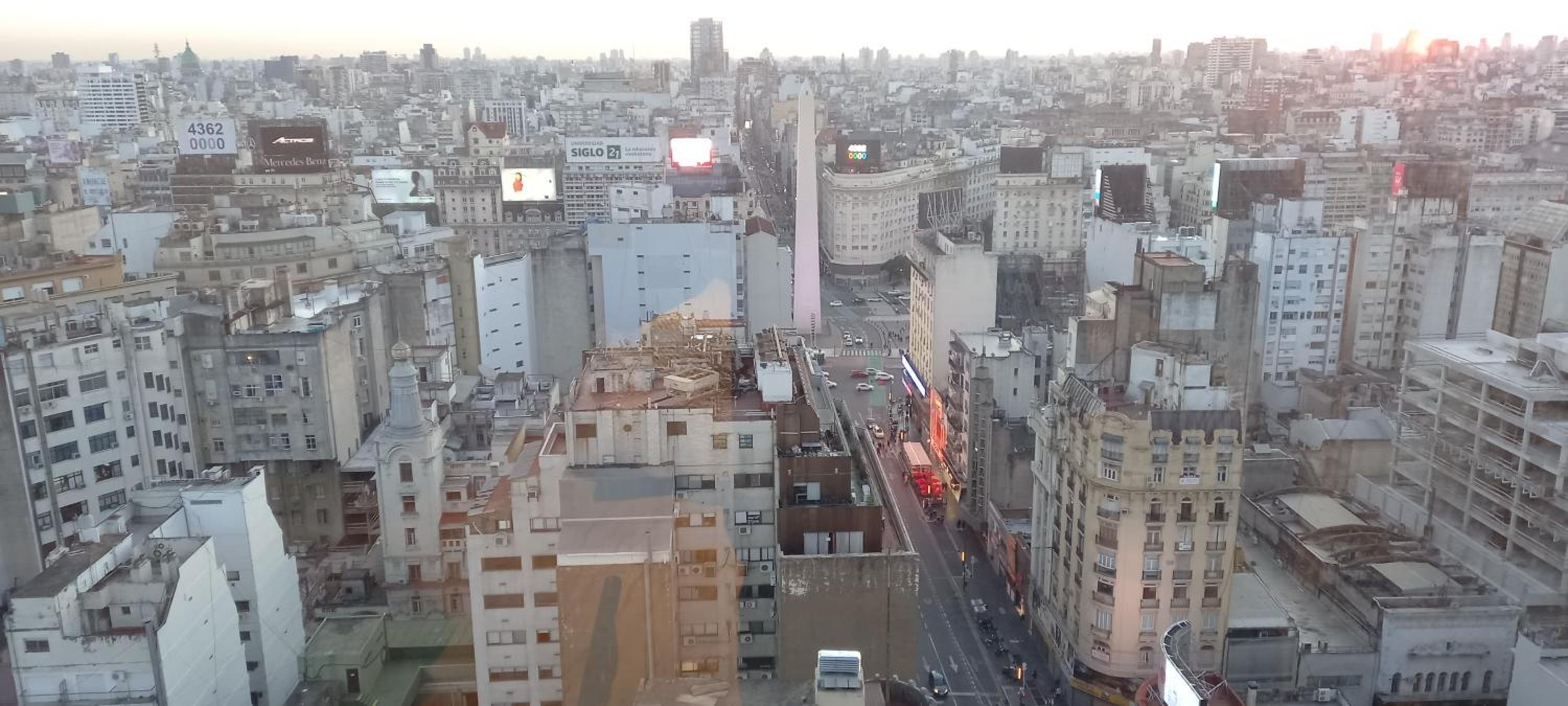 Que mejor vista del Obelisco piso a la calle Corrientes