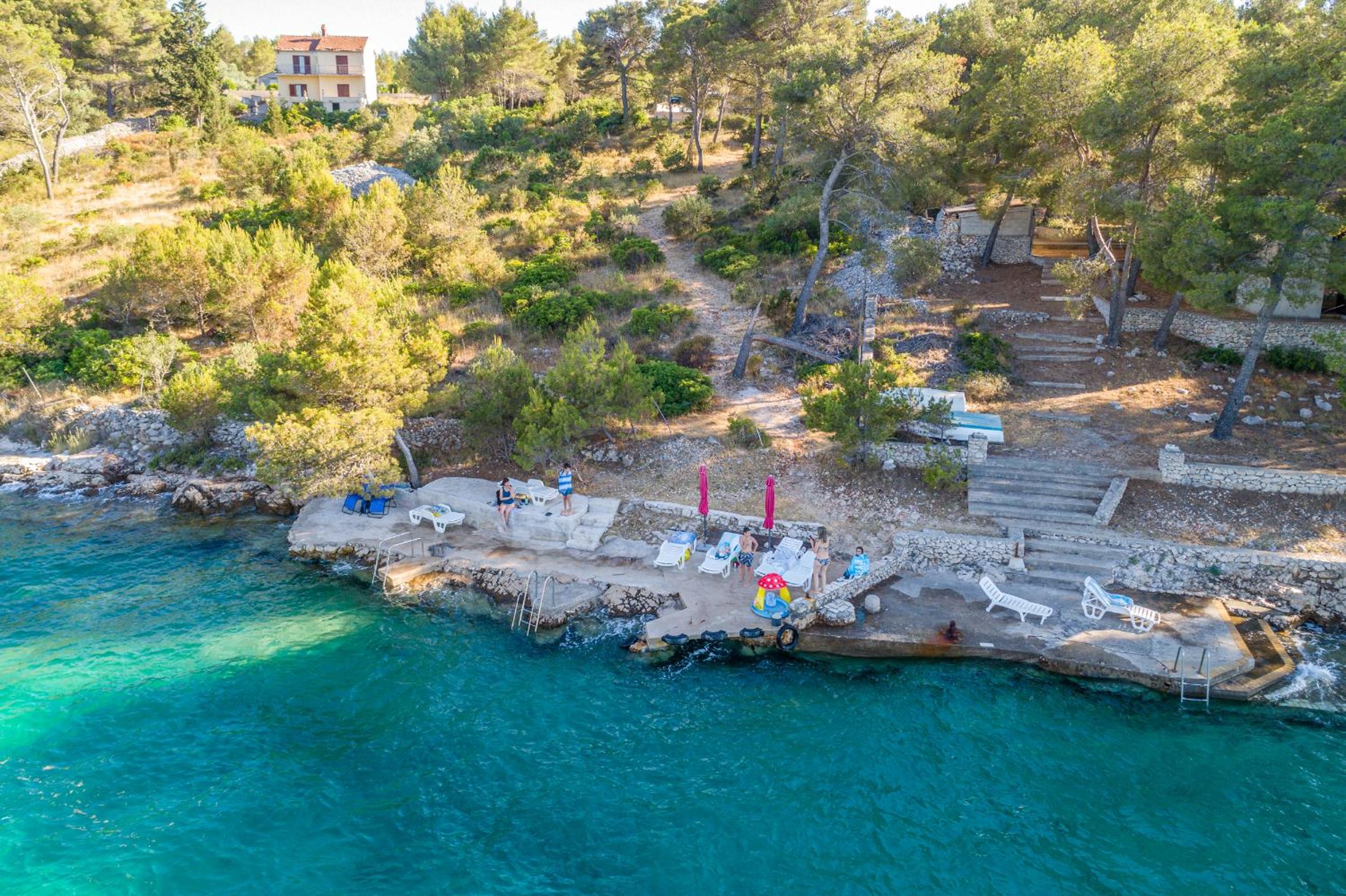 Apartman Vesna Uvala Makarac Milna view 2