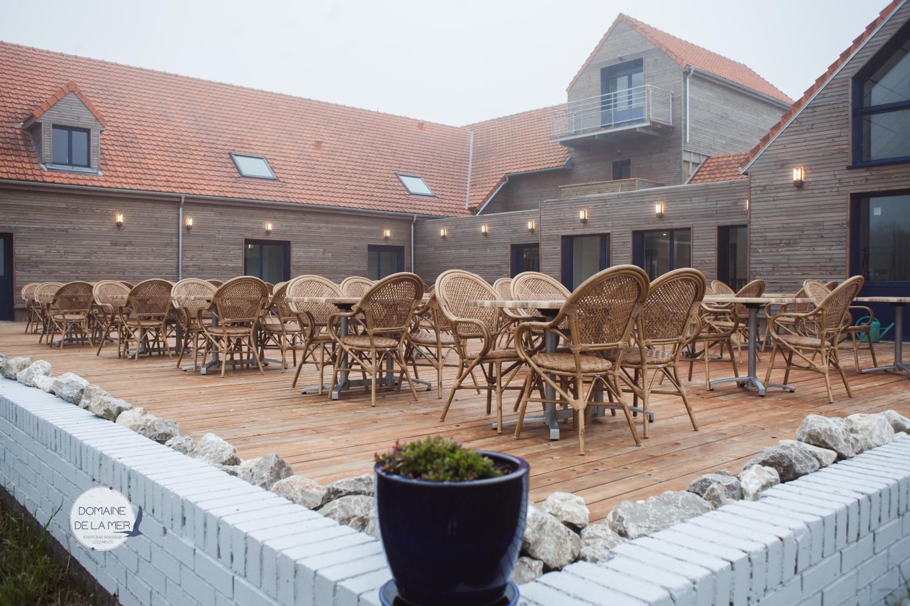 outdoor BBQ area