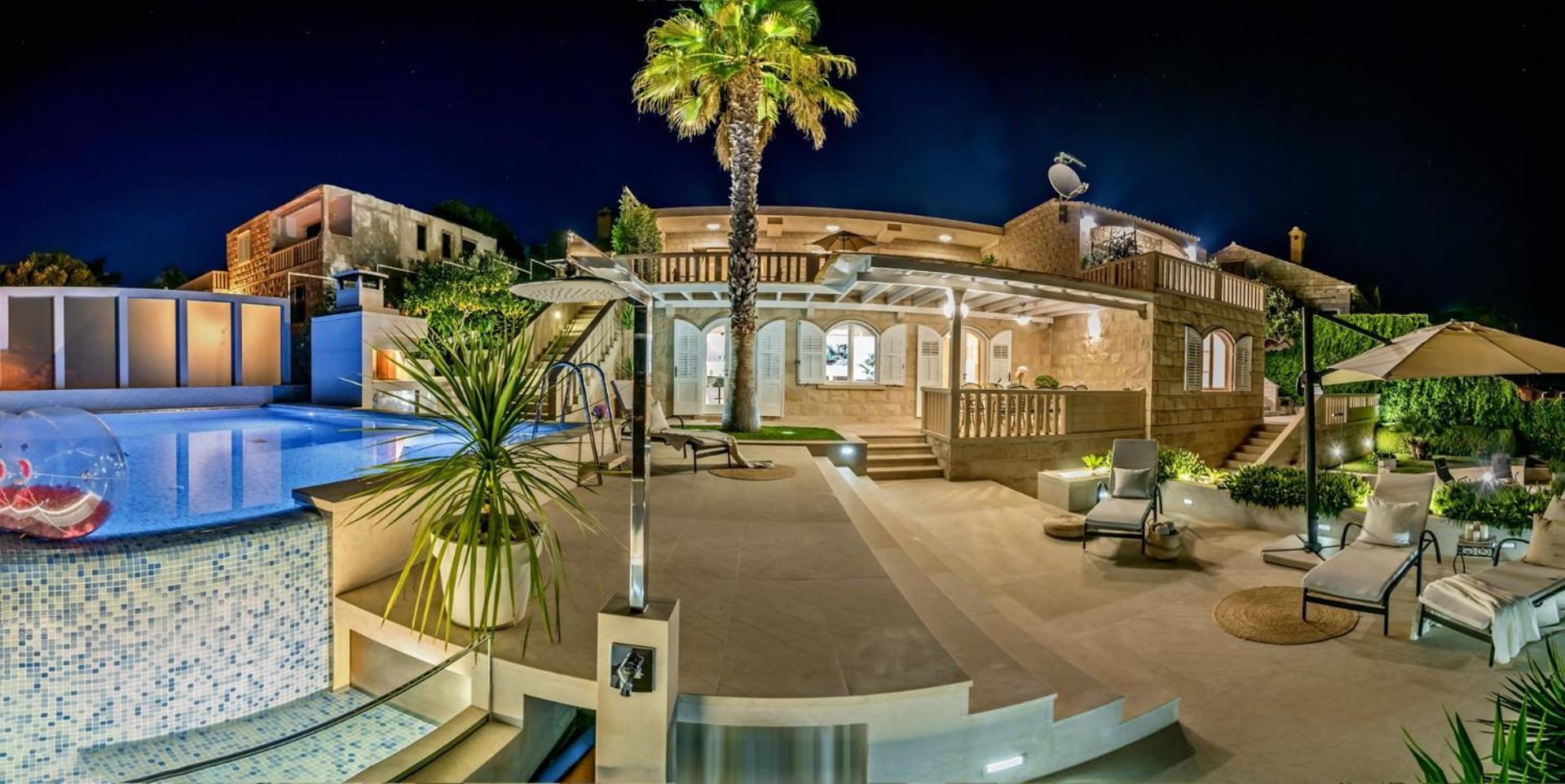 Luxury Villa Stone Castle Brač with private pool on Brač island view 2