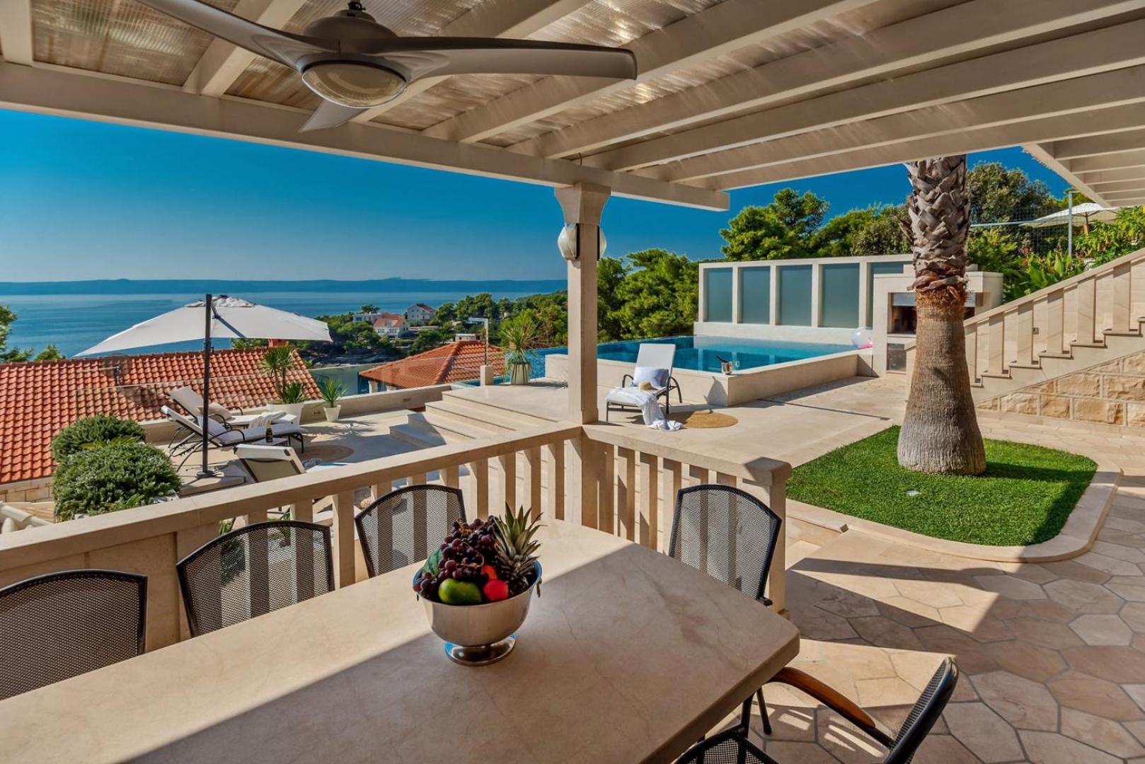 Luxury Villa Stone Castle Brač with private pool on Brač island view 5