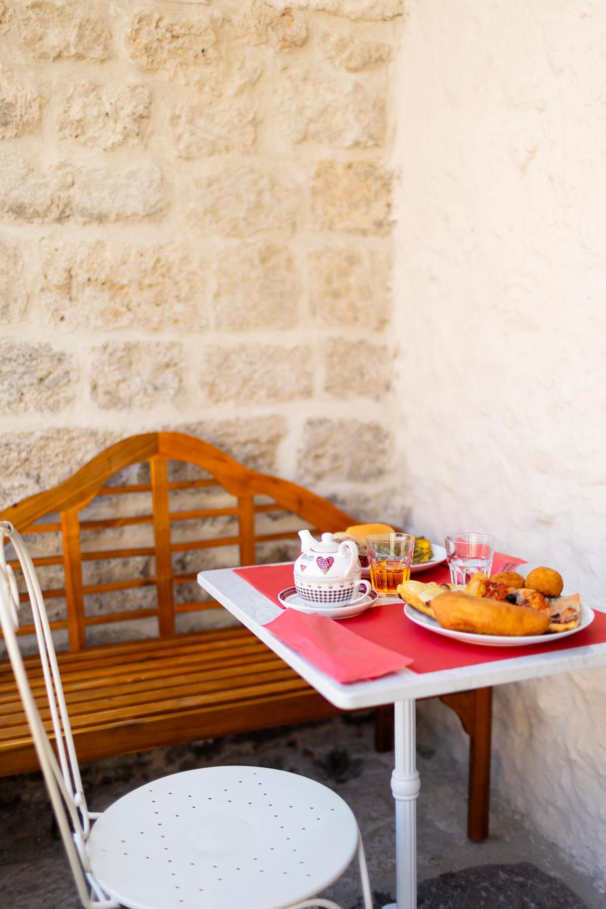 outdoor BBQ area