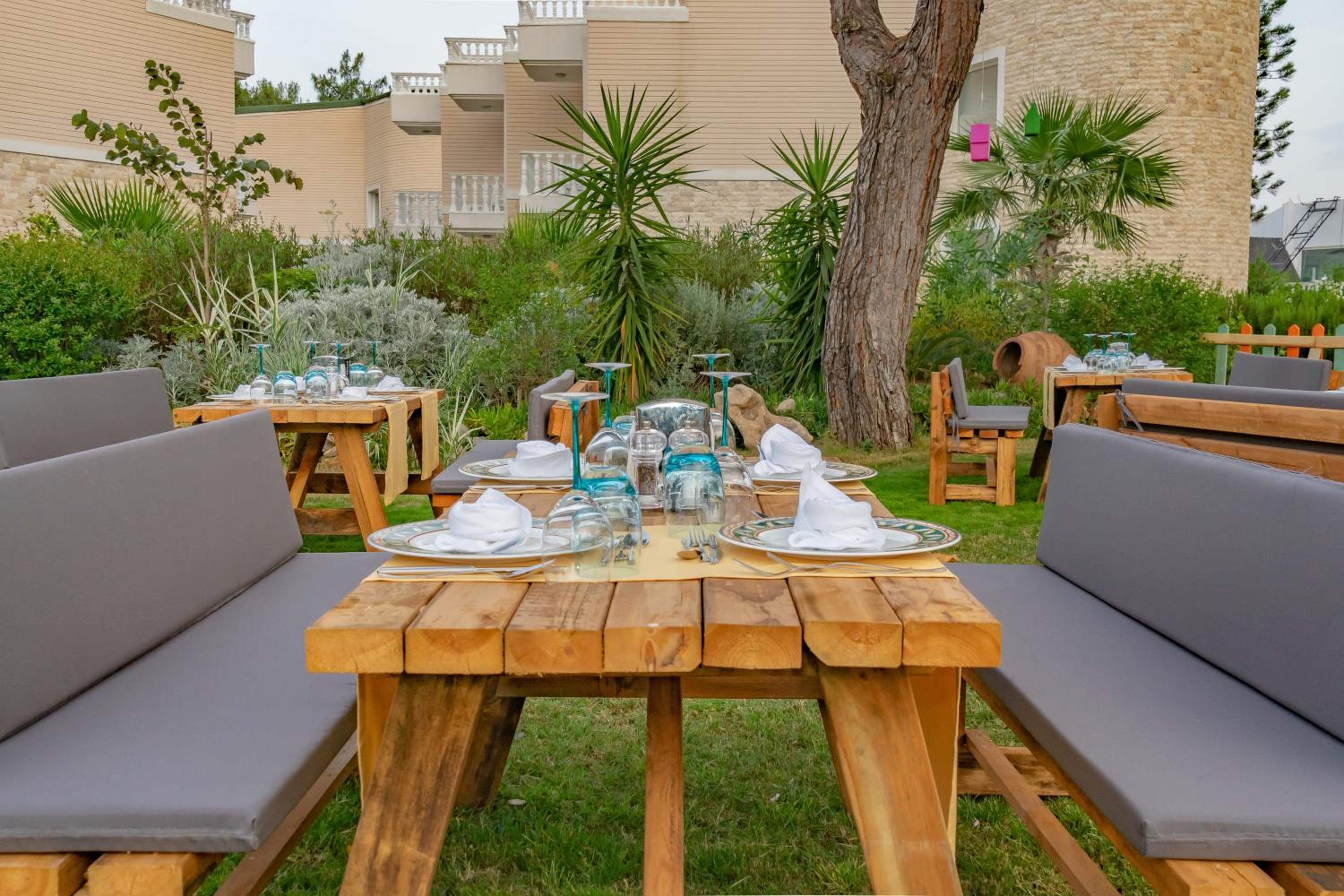 outdoor BBQ area