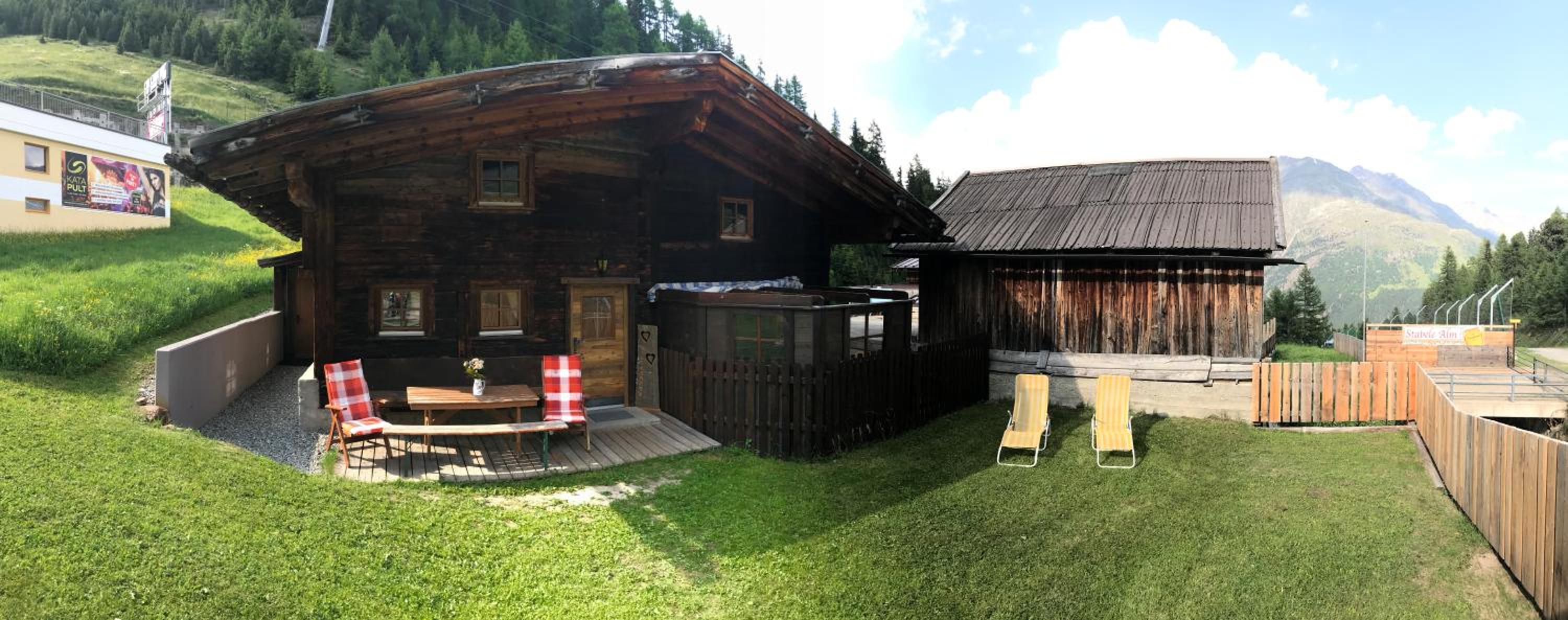 Hüttenzeit almhütte sölden