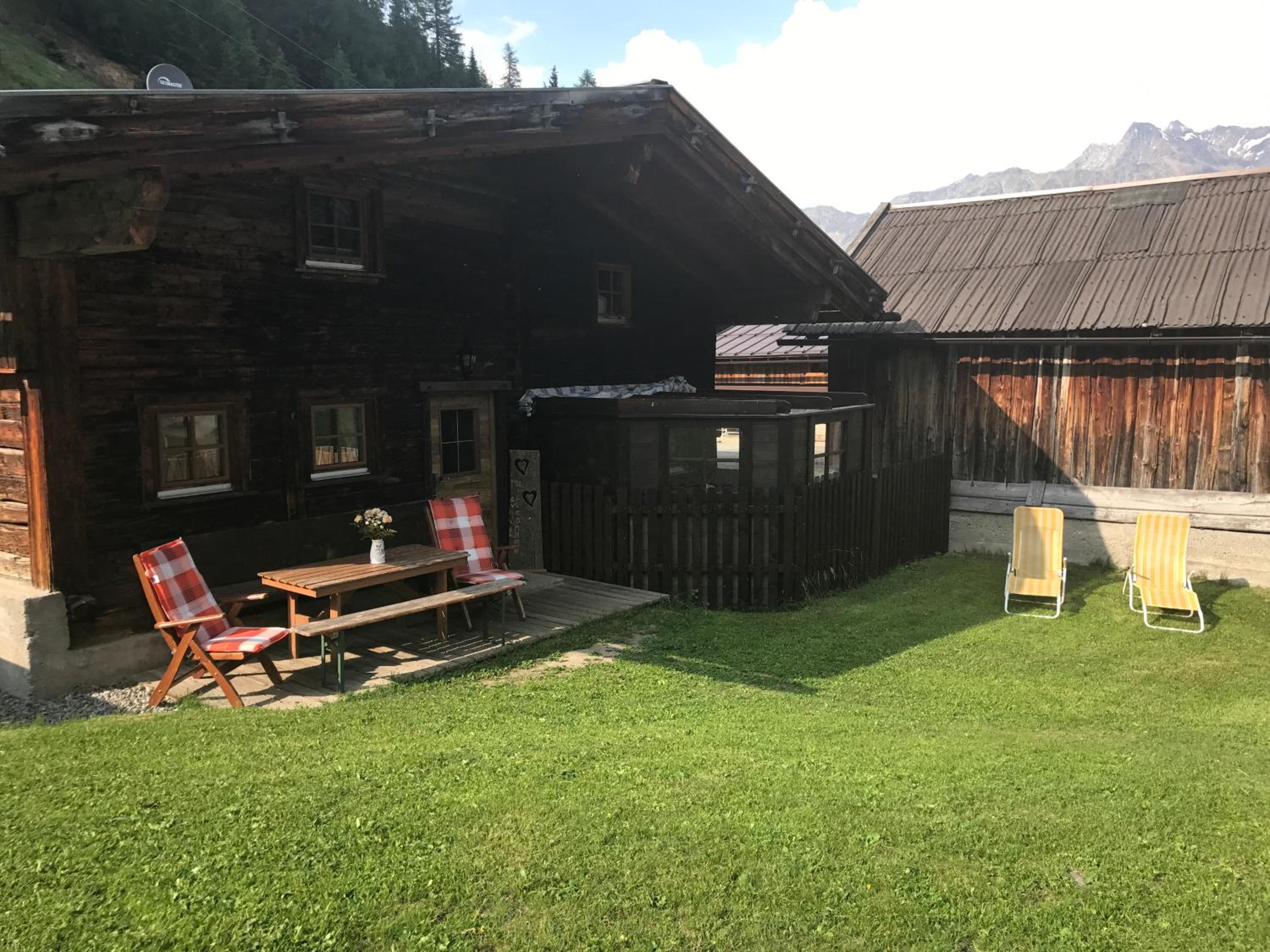 Hüttenzeit almhütte sölden