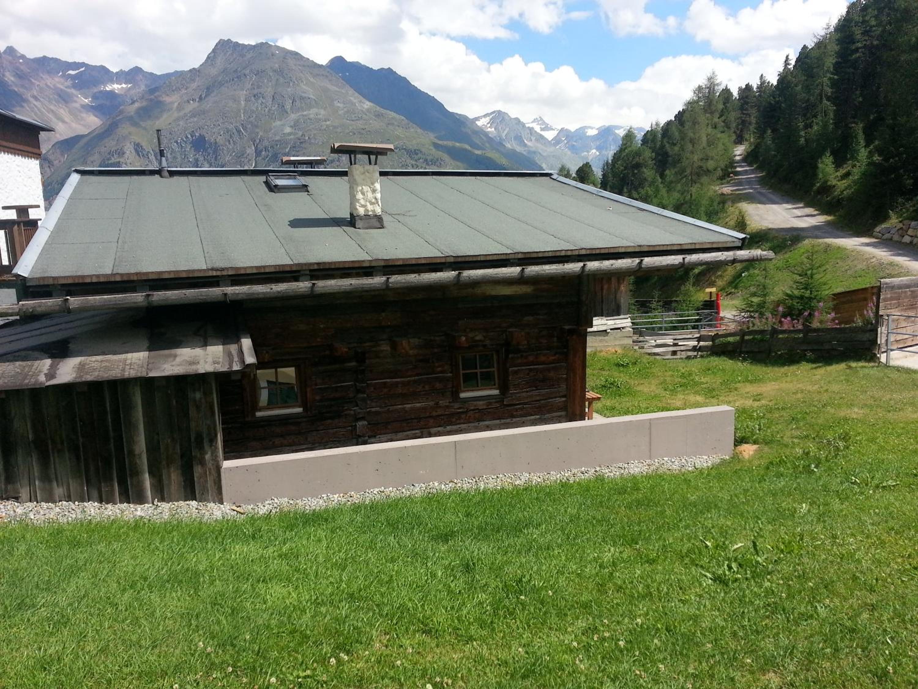Hüttenzeit almhütte sölden