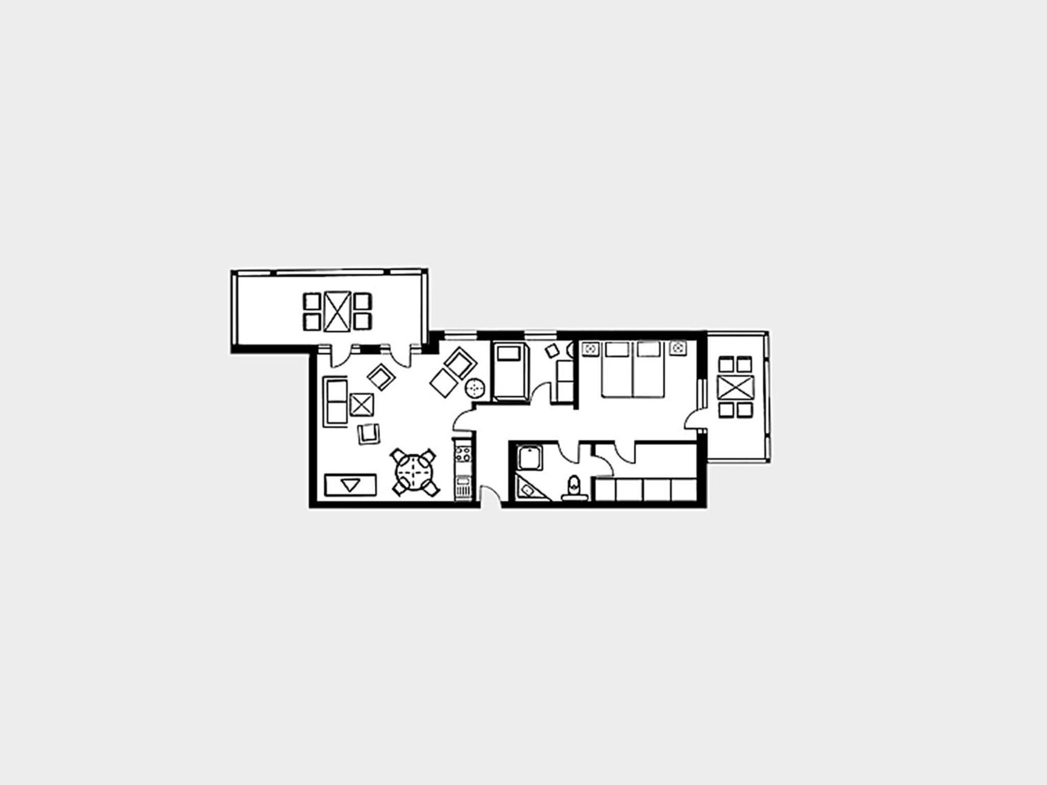 Strandvillen Binz - Ferienwohnung mit Meerblick, 2 Schlafzimmern und Balkon SV-761 view 3
