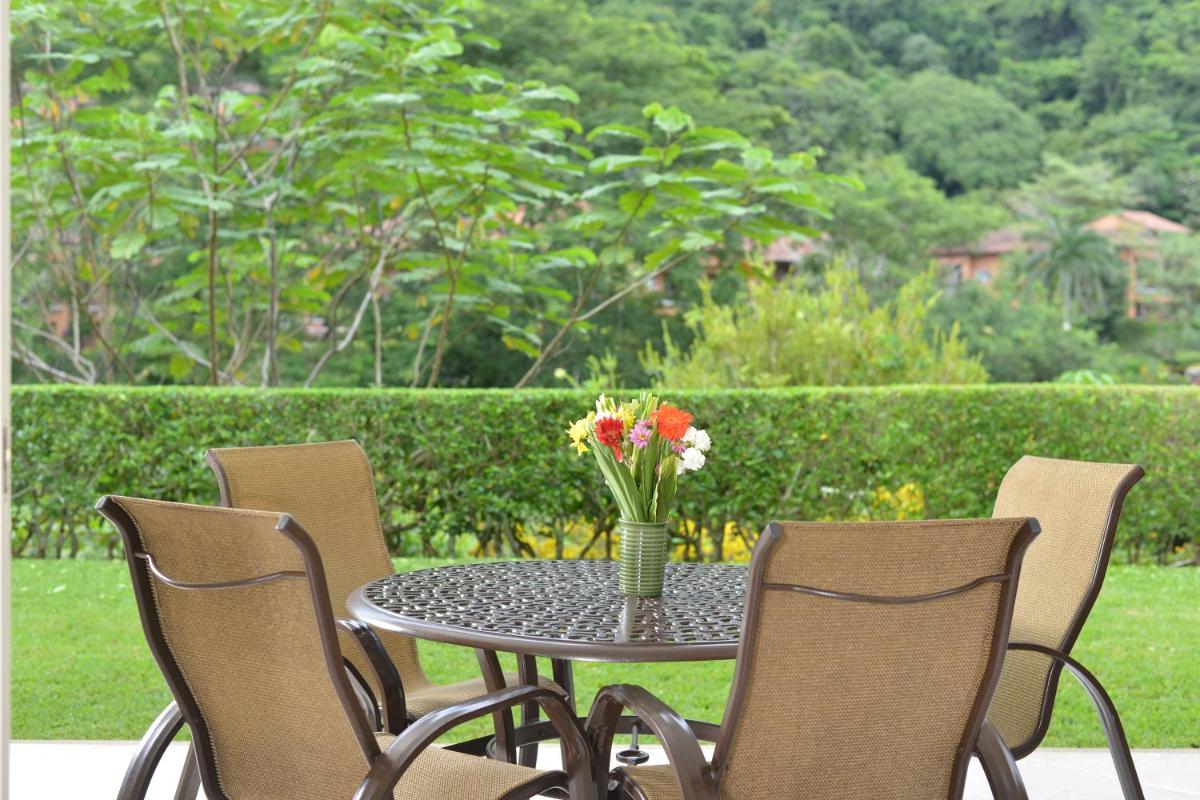 outdoor BBQ area