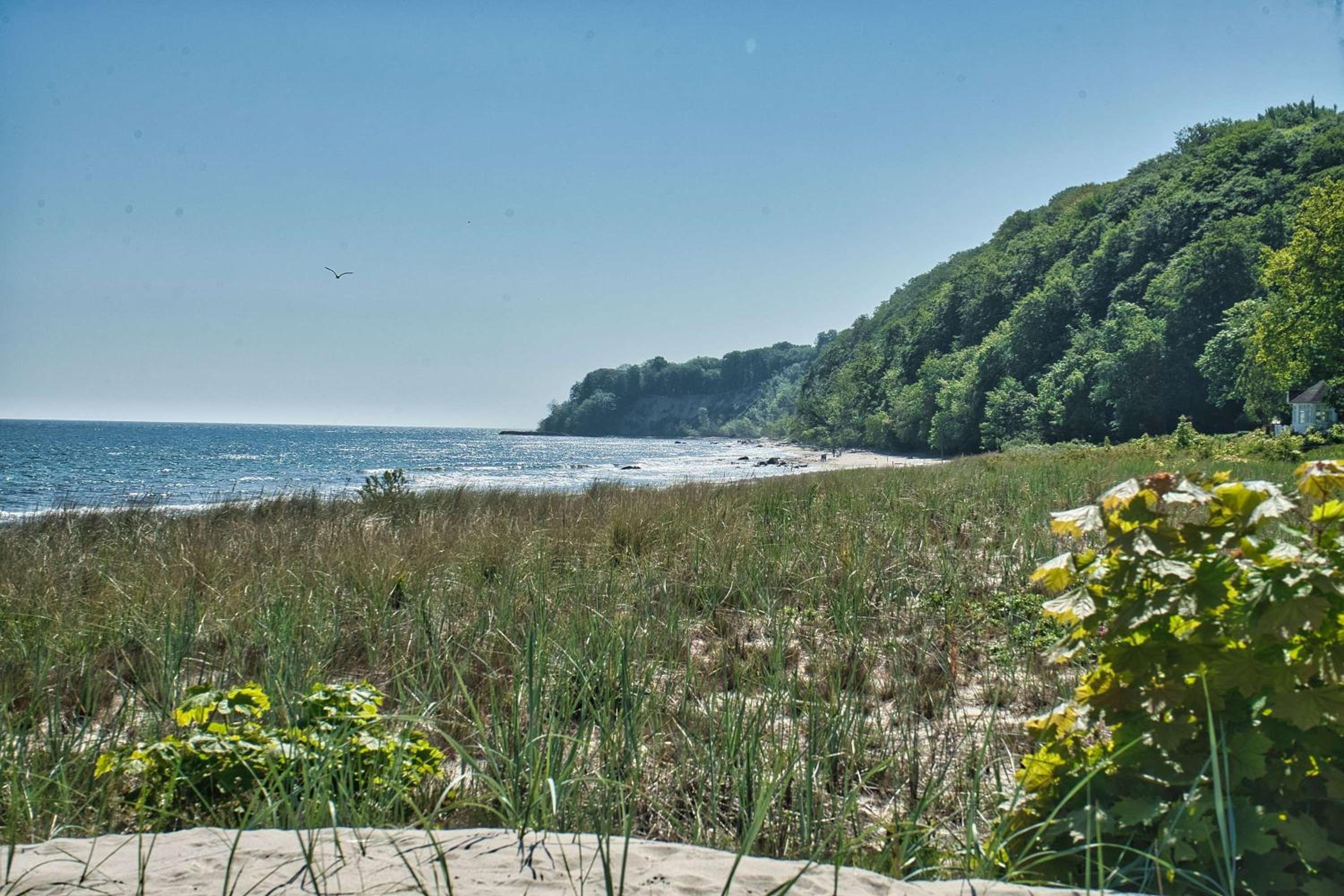 traumhafter Meerblick vom Balkon, gratis Nutzung vom AHOI Erlebnisbad und Sauna in Sellin - Villa Bergfrieden