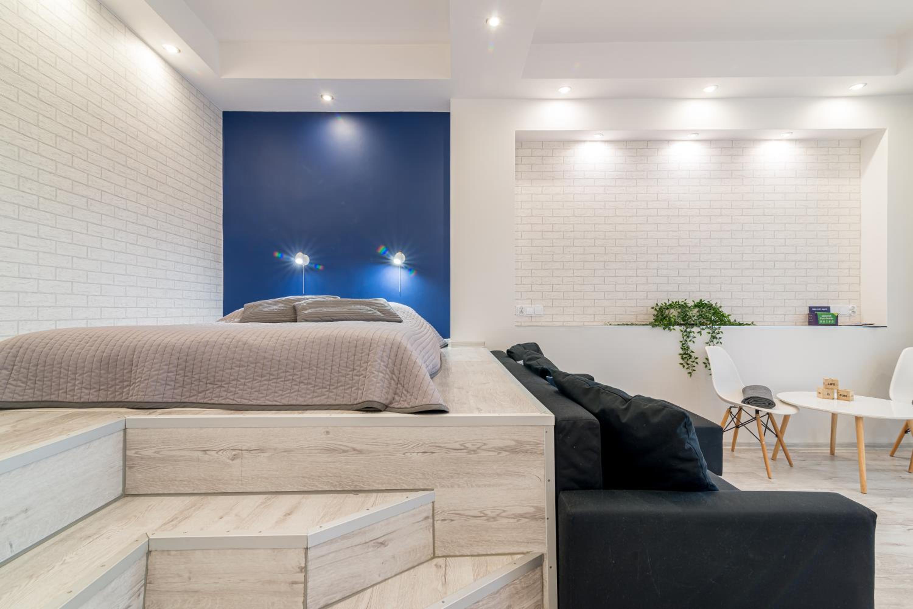 Lux Apartment in white view 2