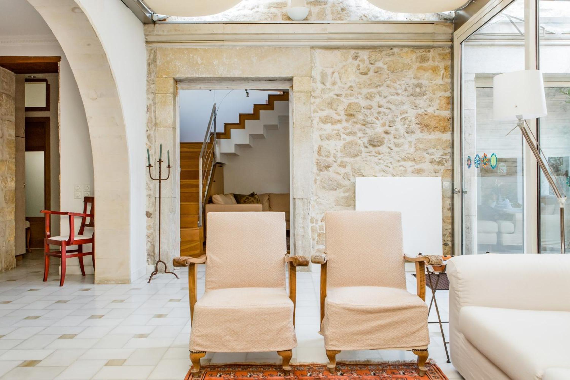 Minimalist Stone Country House